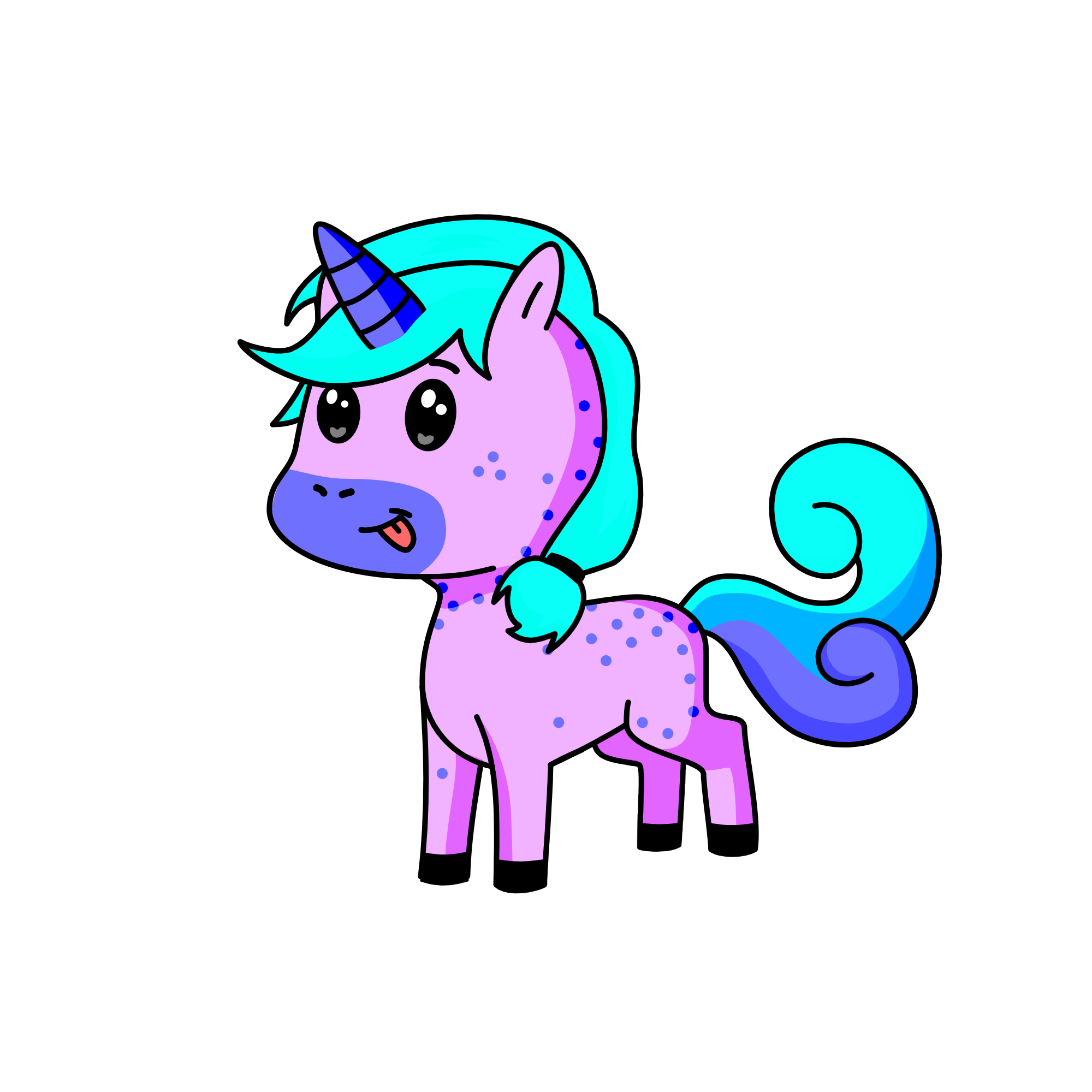 Cupcake, the unicorn