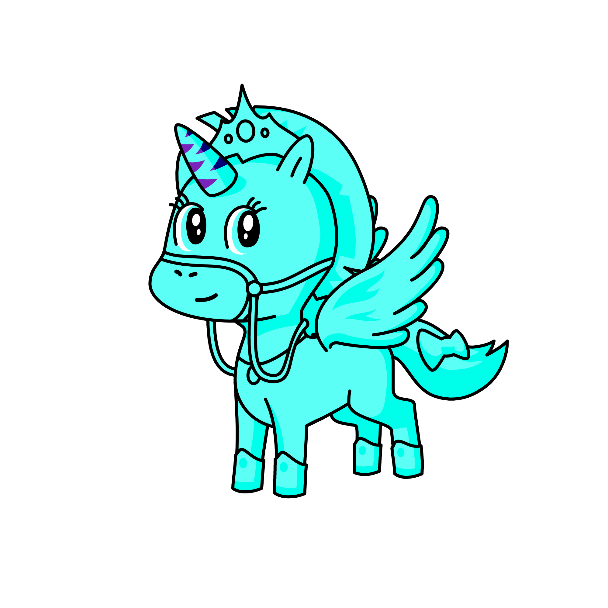Sky, the unicorn