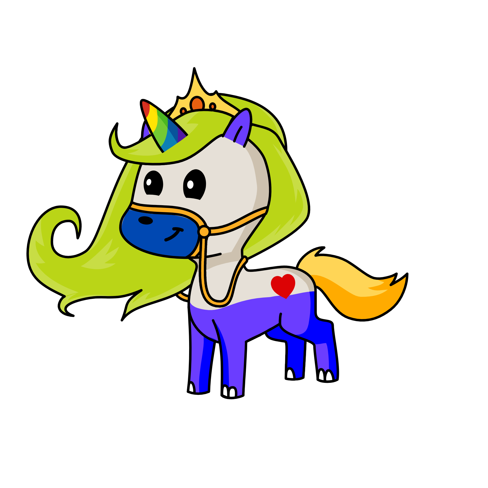 Princess Pretty, the unicorn