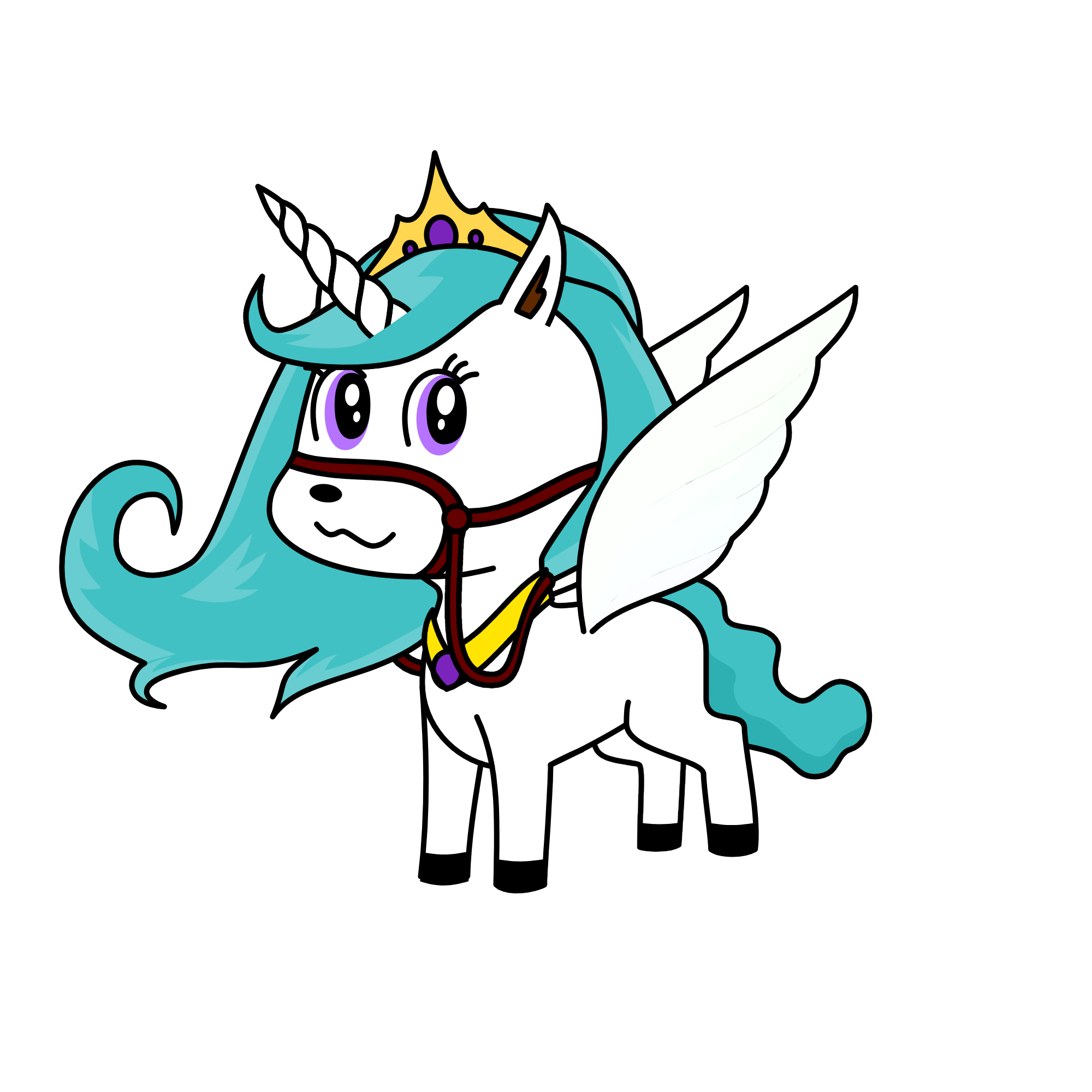 Princess Celestia!!!!!, the unicorn