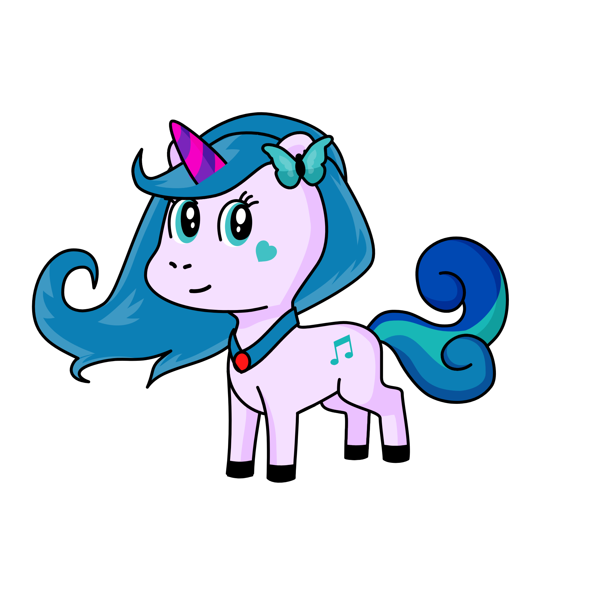 cake, the unicorn