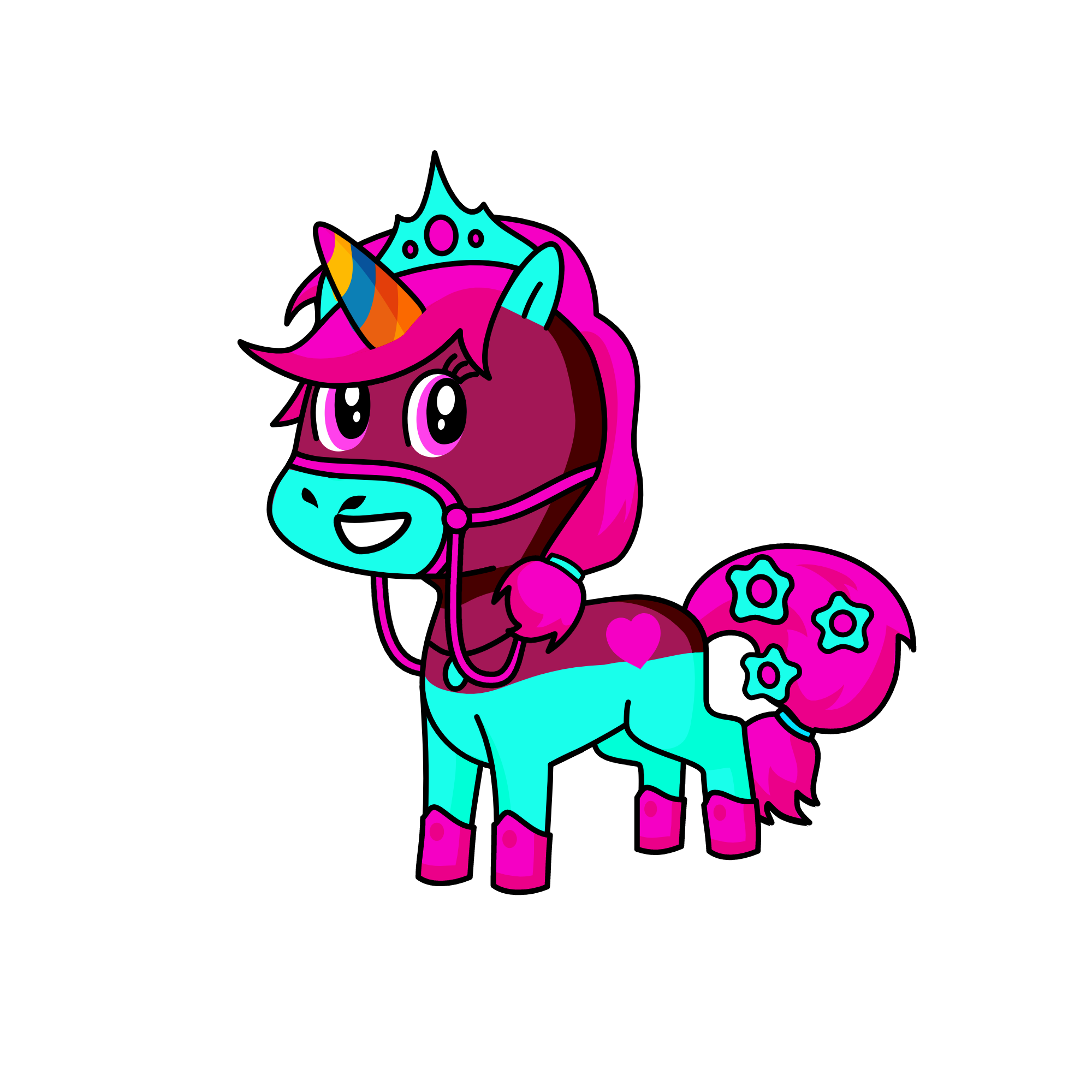 Skye Diamond Rose, the unicorn