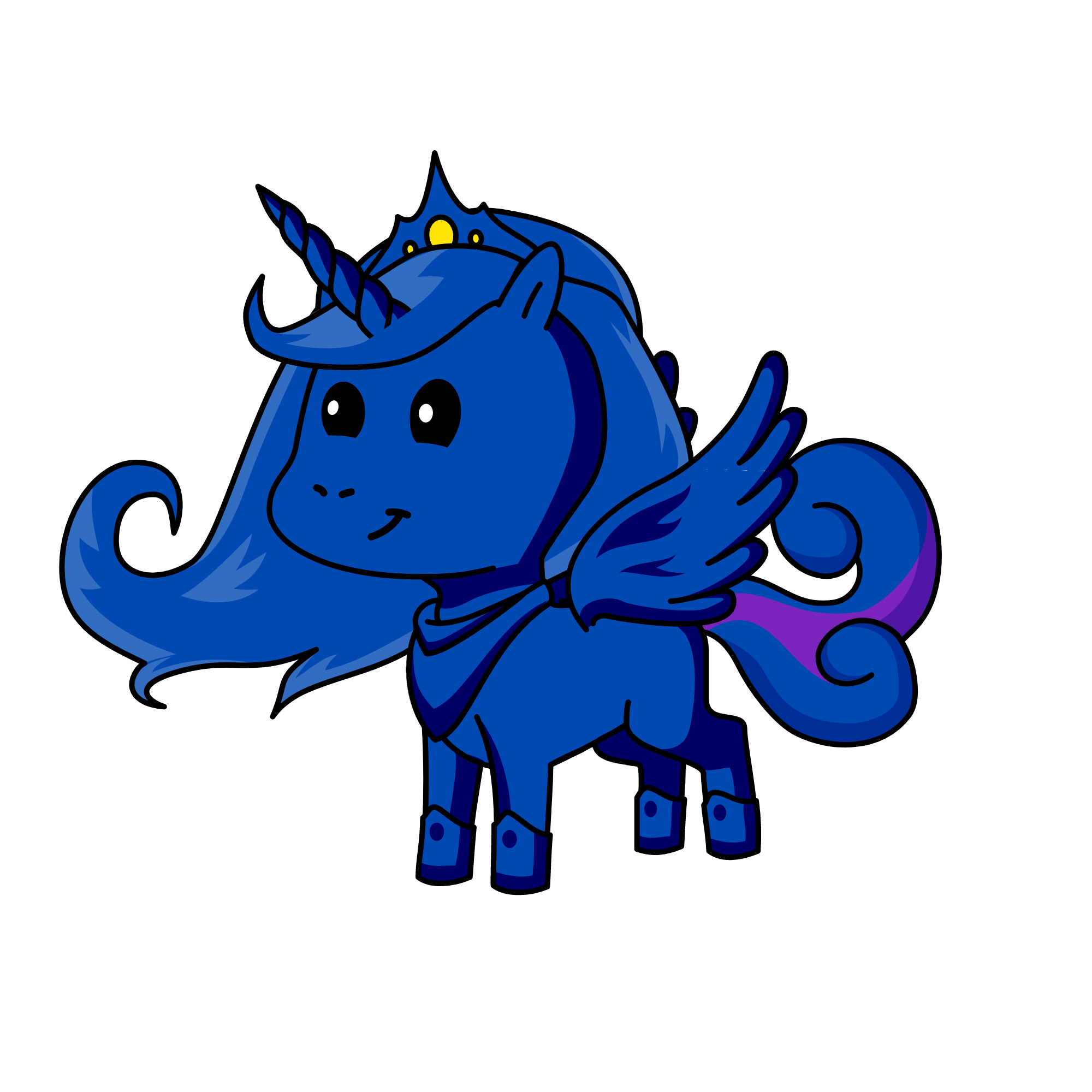 Luna. 2, the unicorn