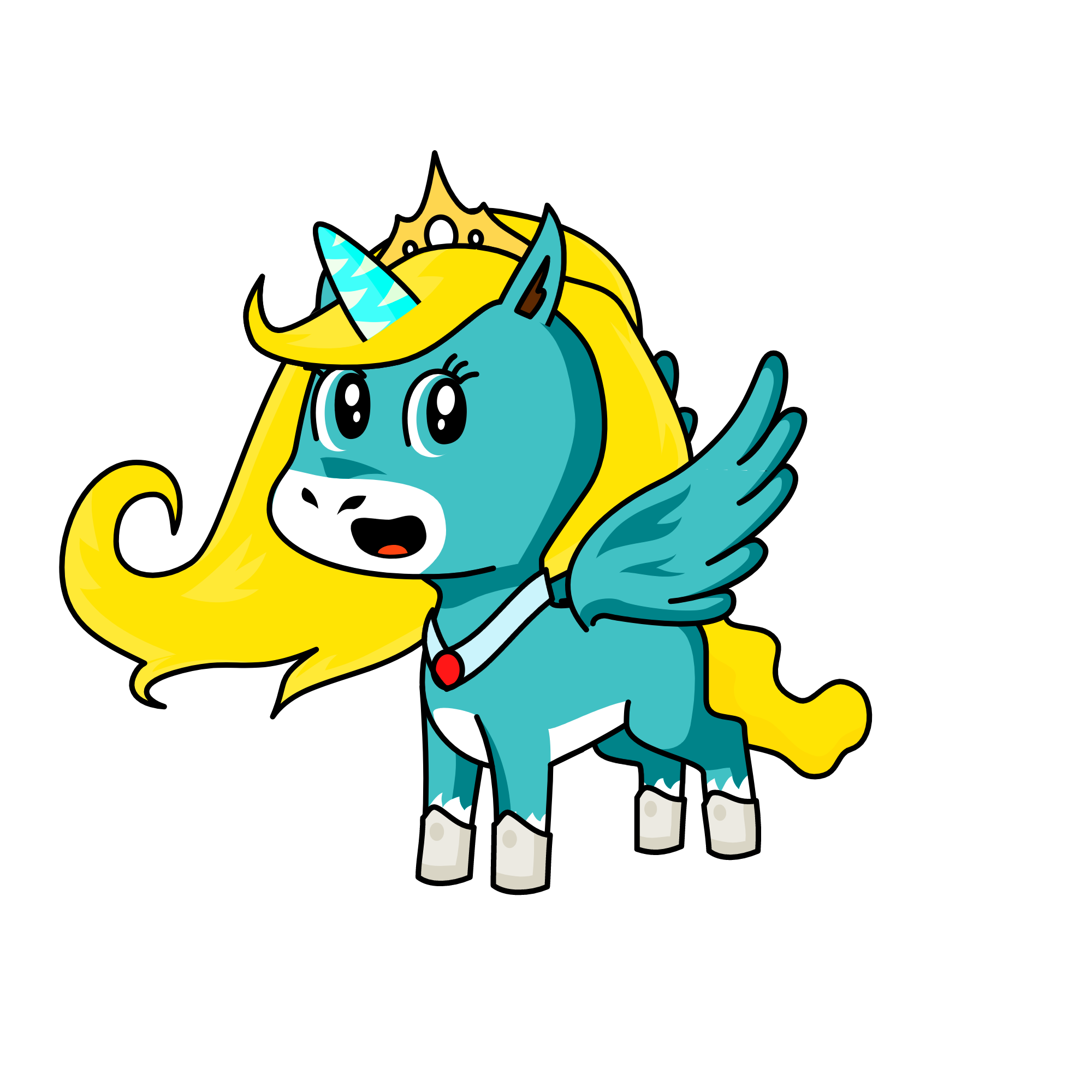 🕍Queen Elsa of Erendel, the unicorn