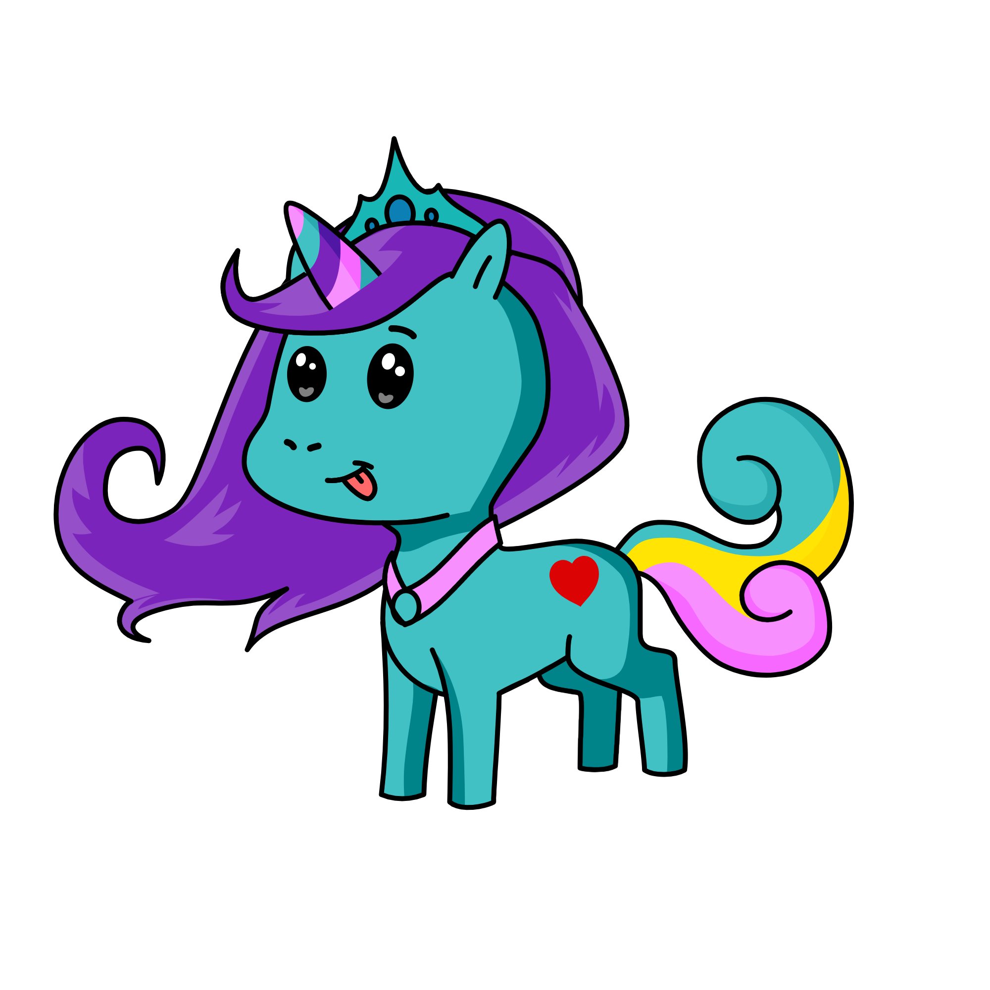 Sophia, the unicorn