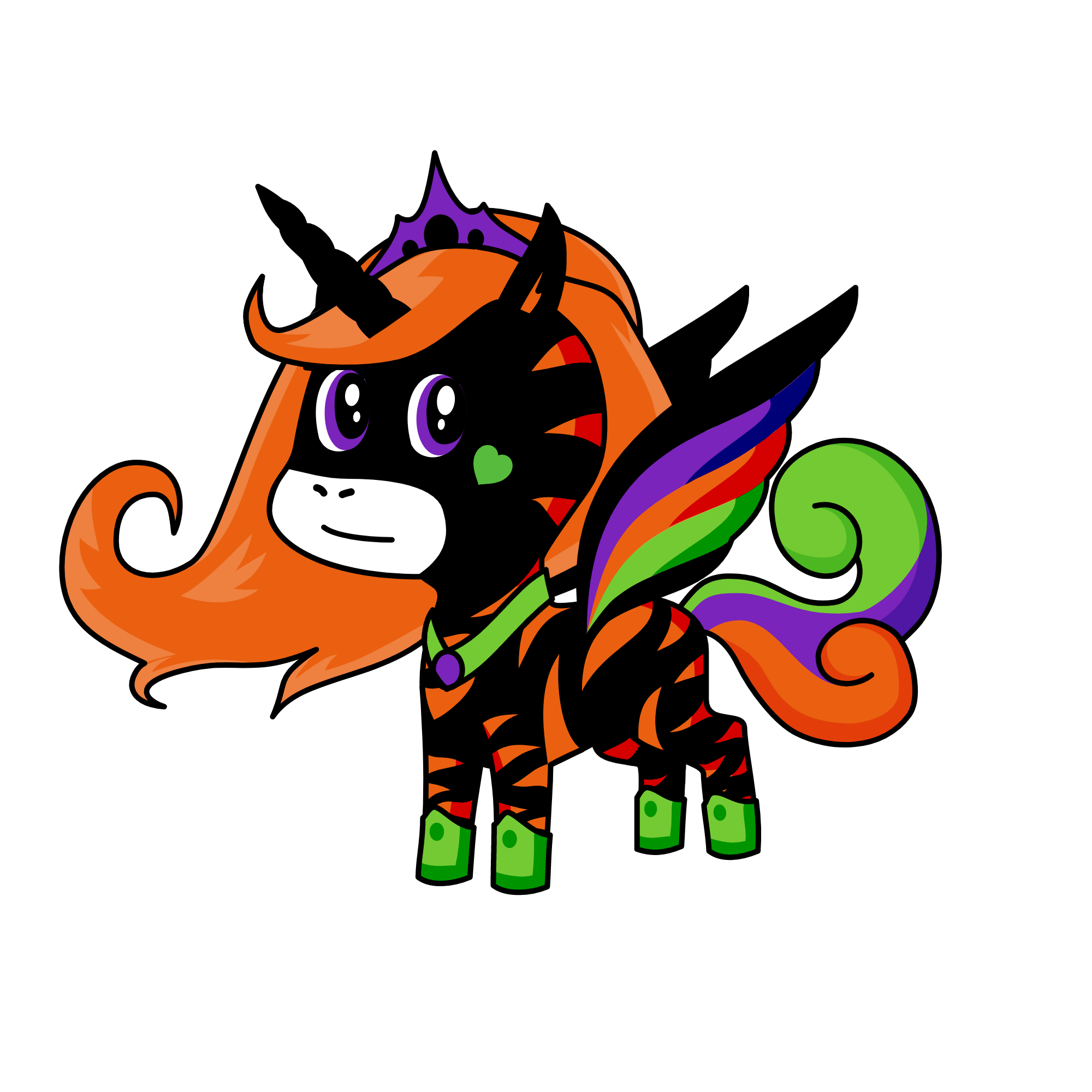 Queen of Nightmare Night, the unicorn