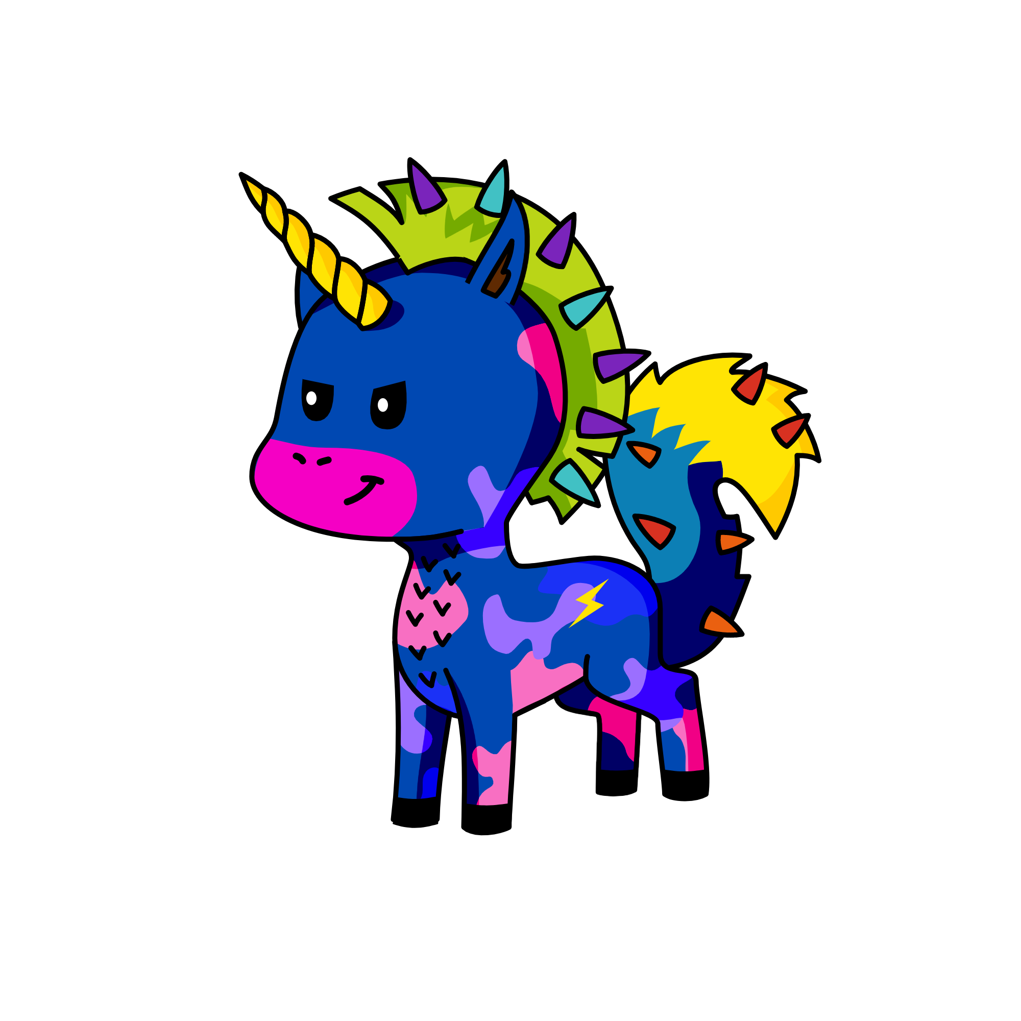spike, the unicorn