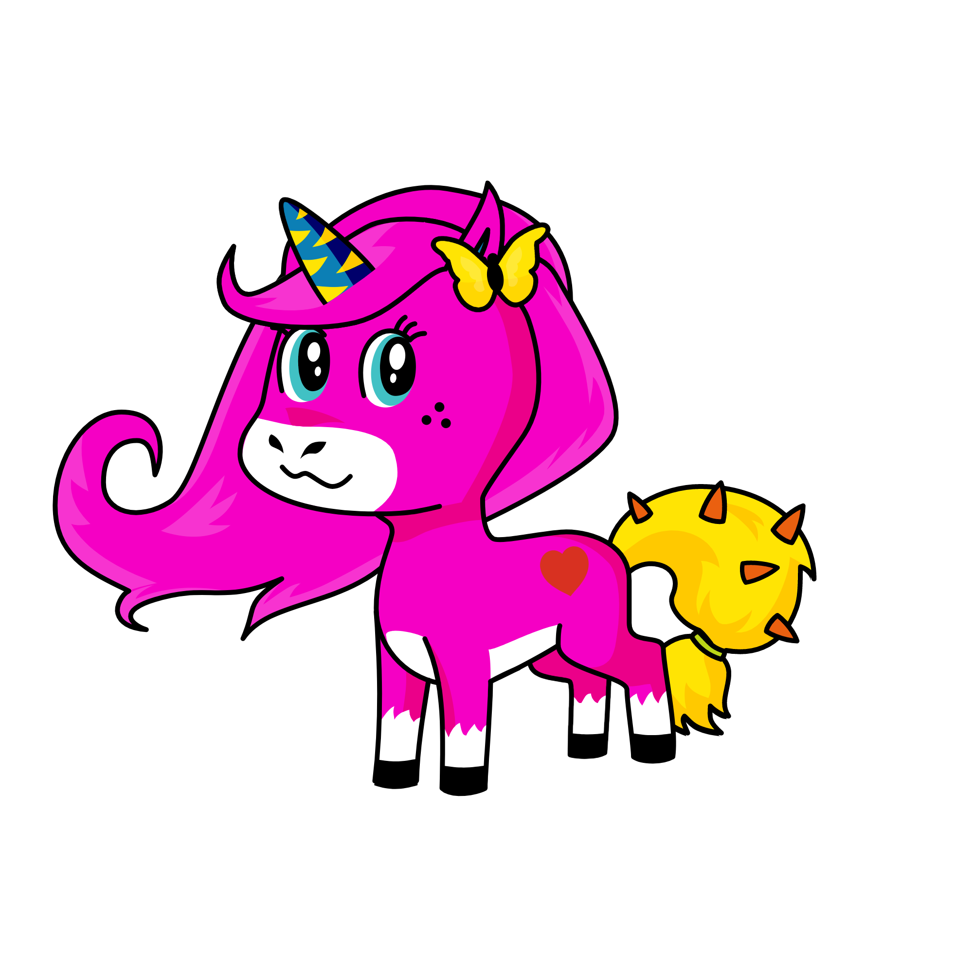 Mirette Violet Meringuepuff, the unicorn
