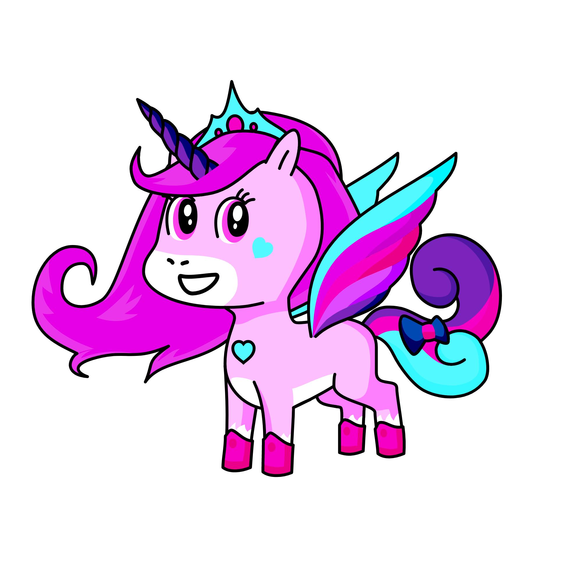 Queen Thailia, the unicorn