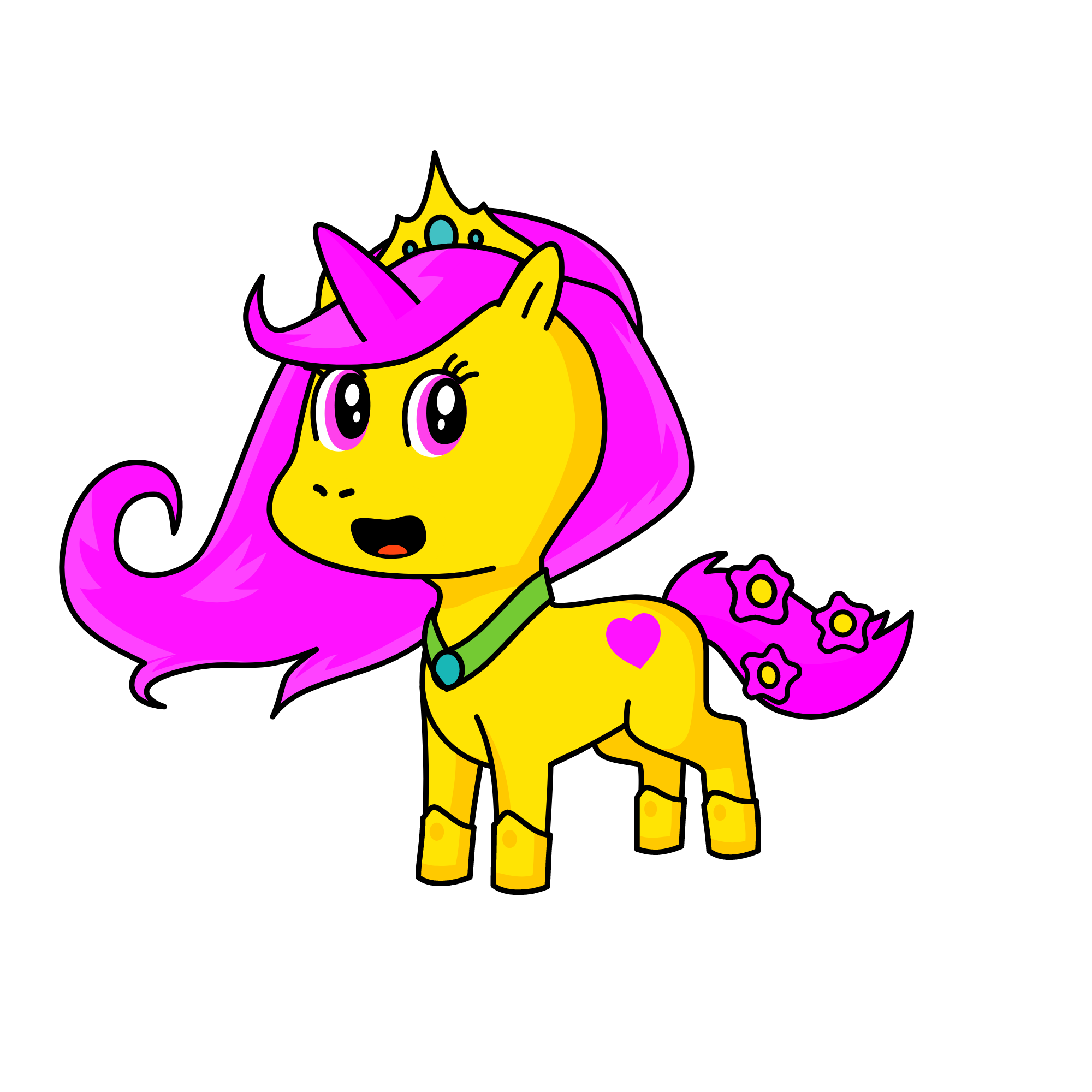 Fluttershy, the unicorn