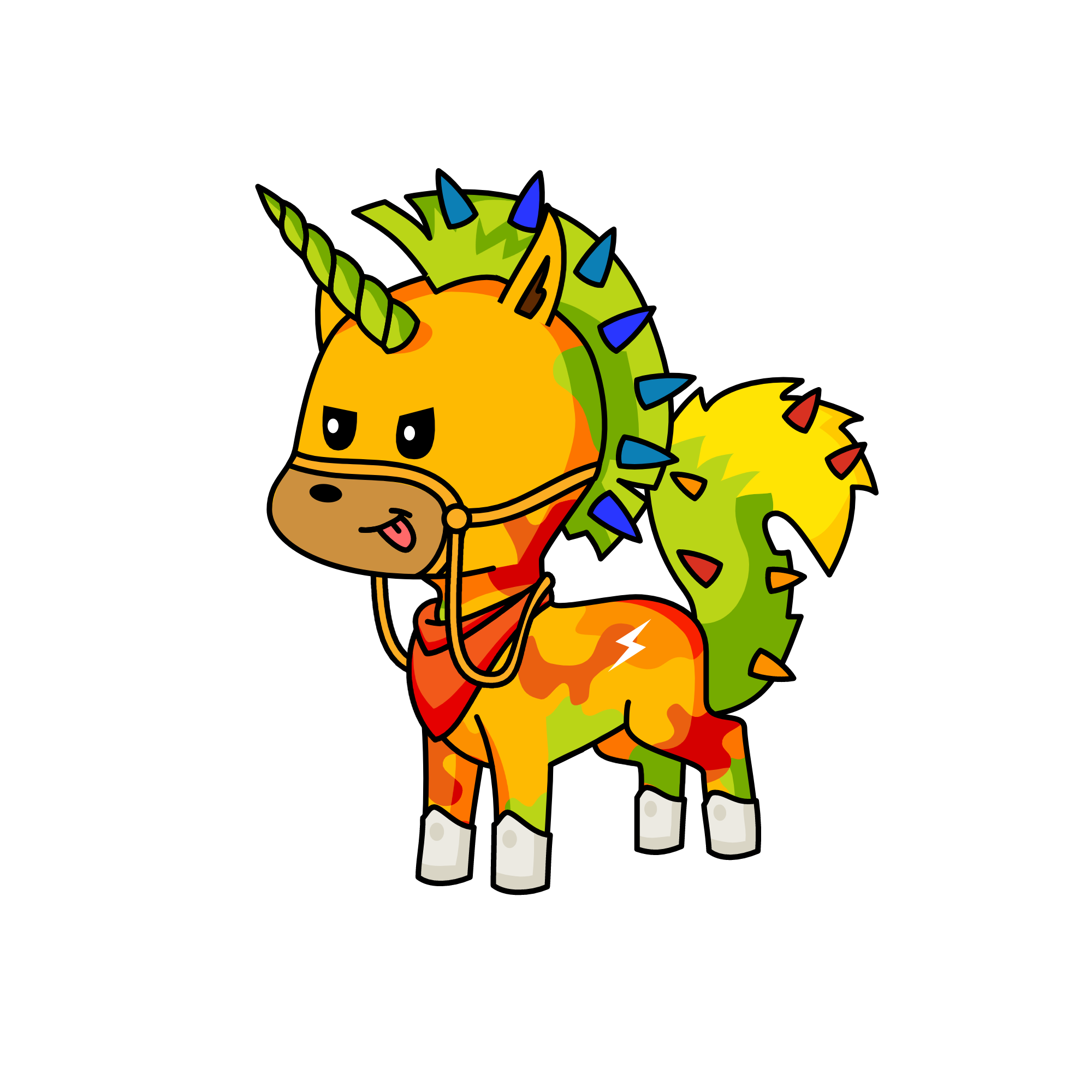 Bolt!!, the unicorn