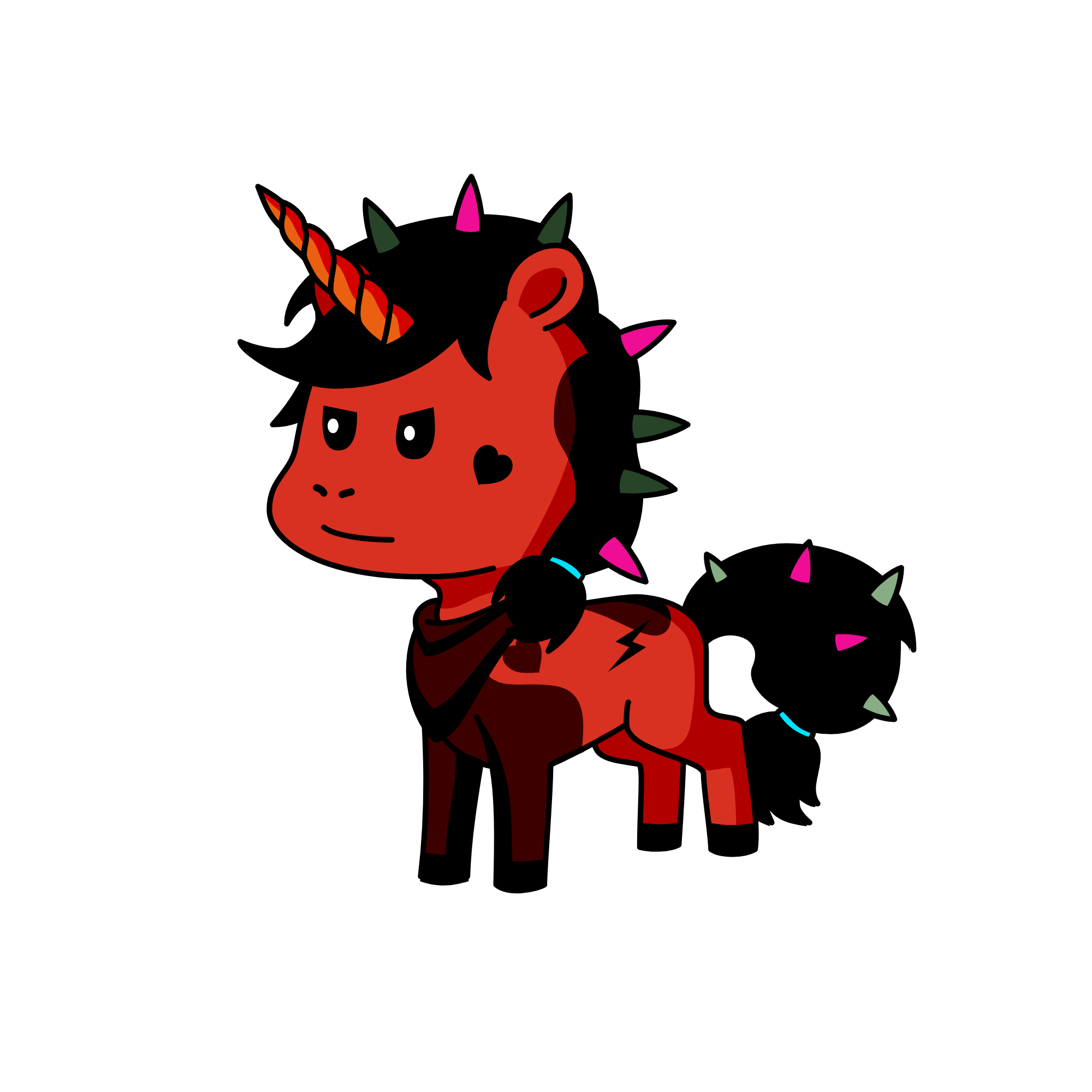 Raven, the unicorn