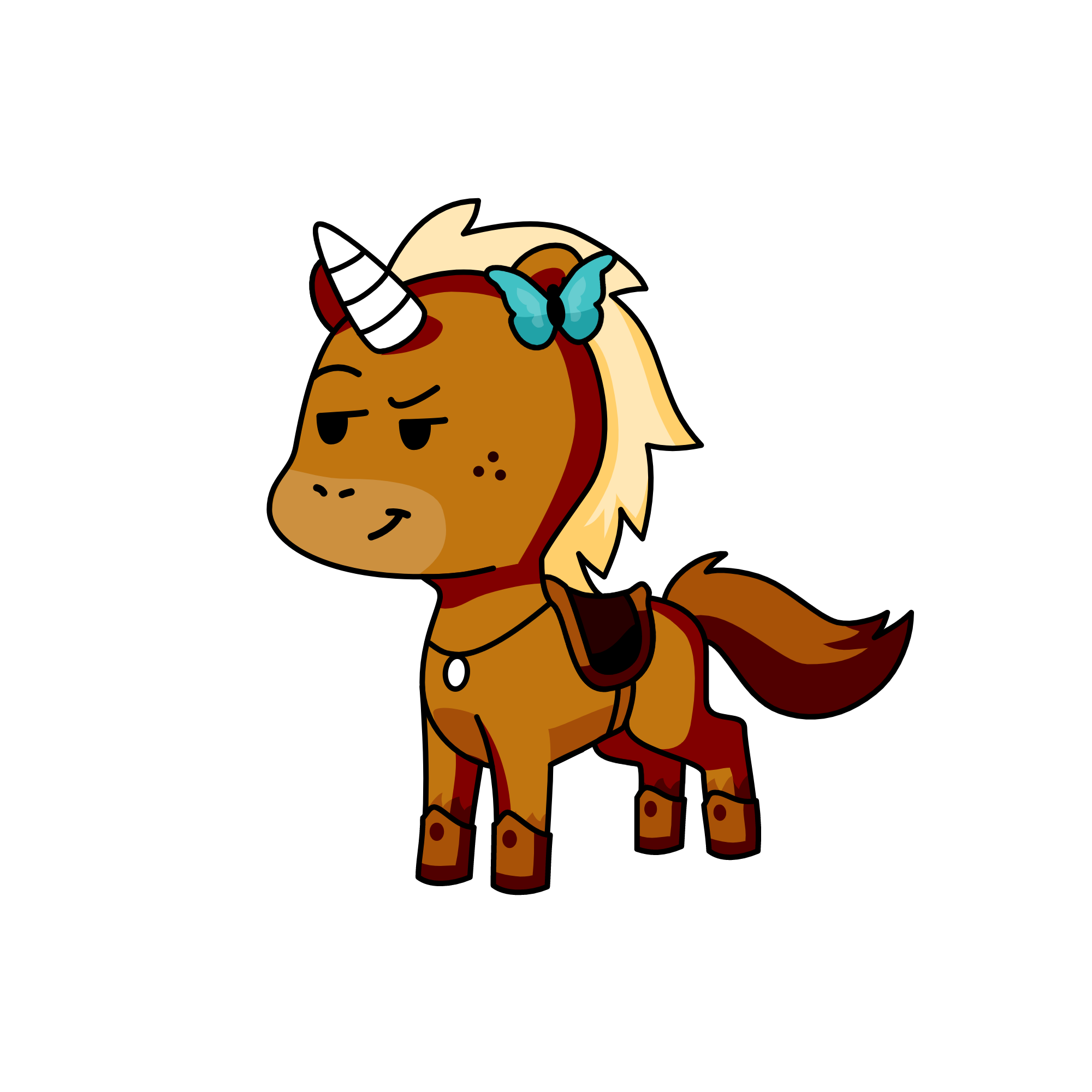 Brownie, the unicorn