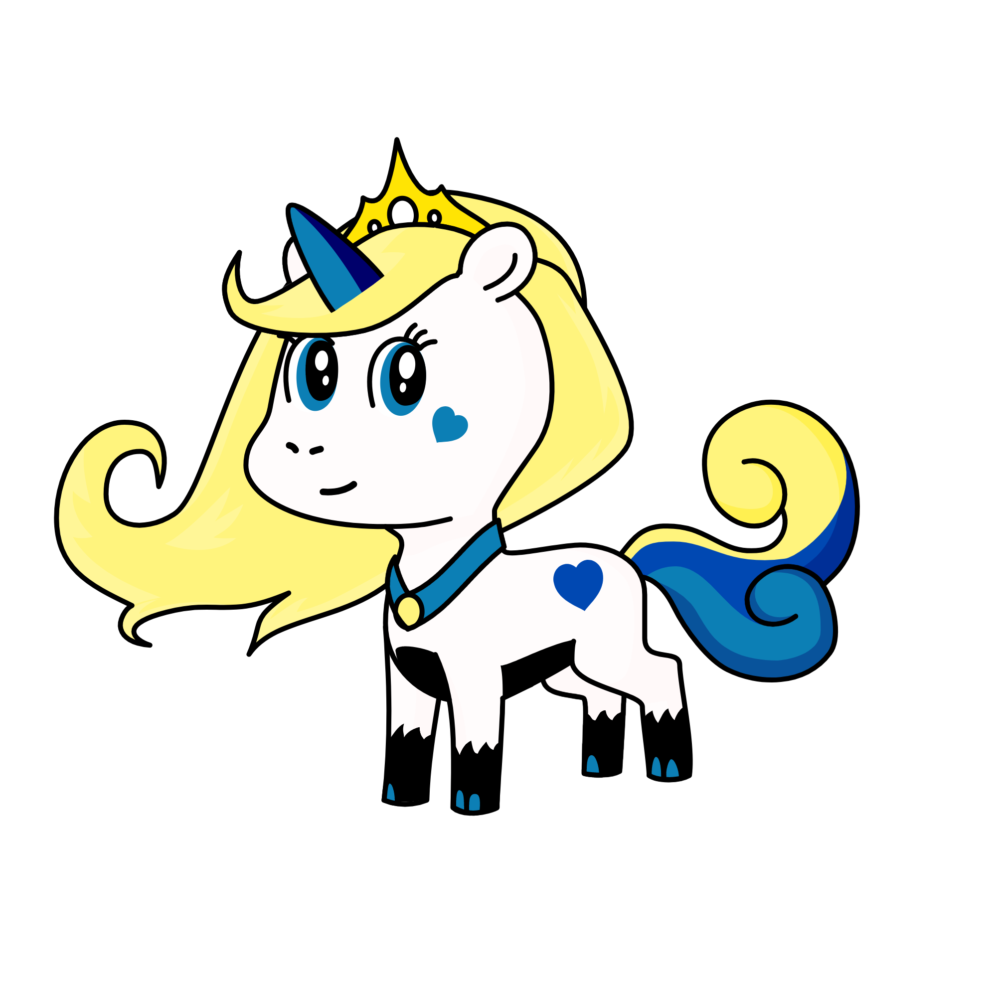 Princess Moon, the unicorn