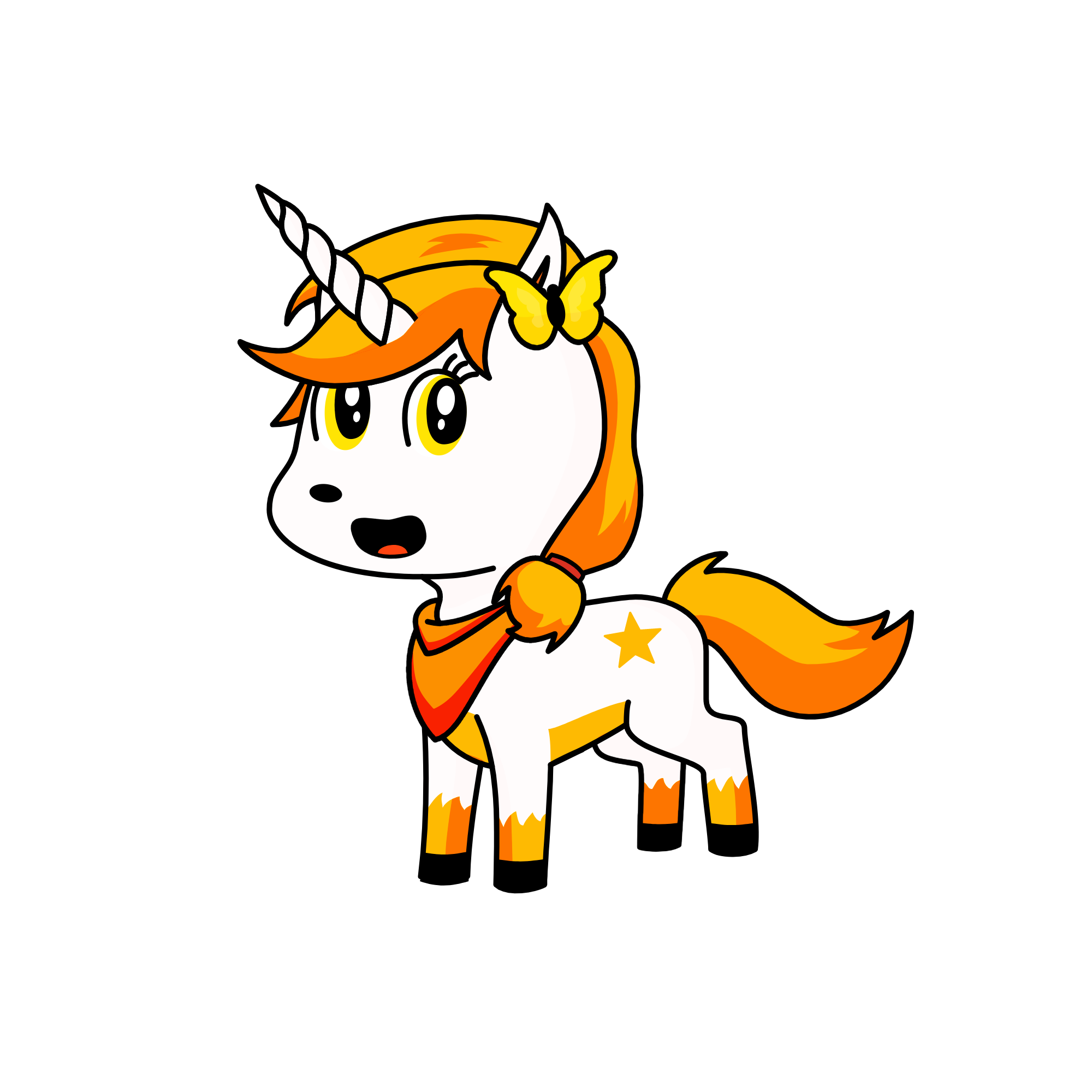 Goldentail, the unicorn