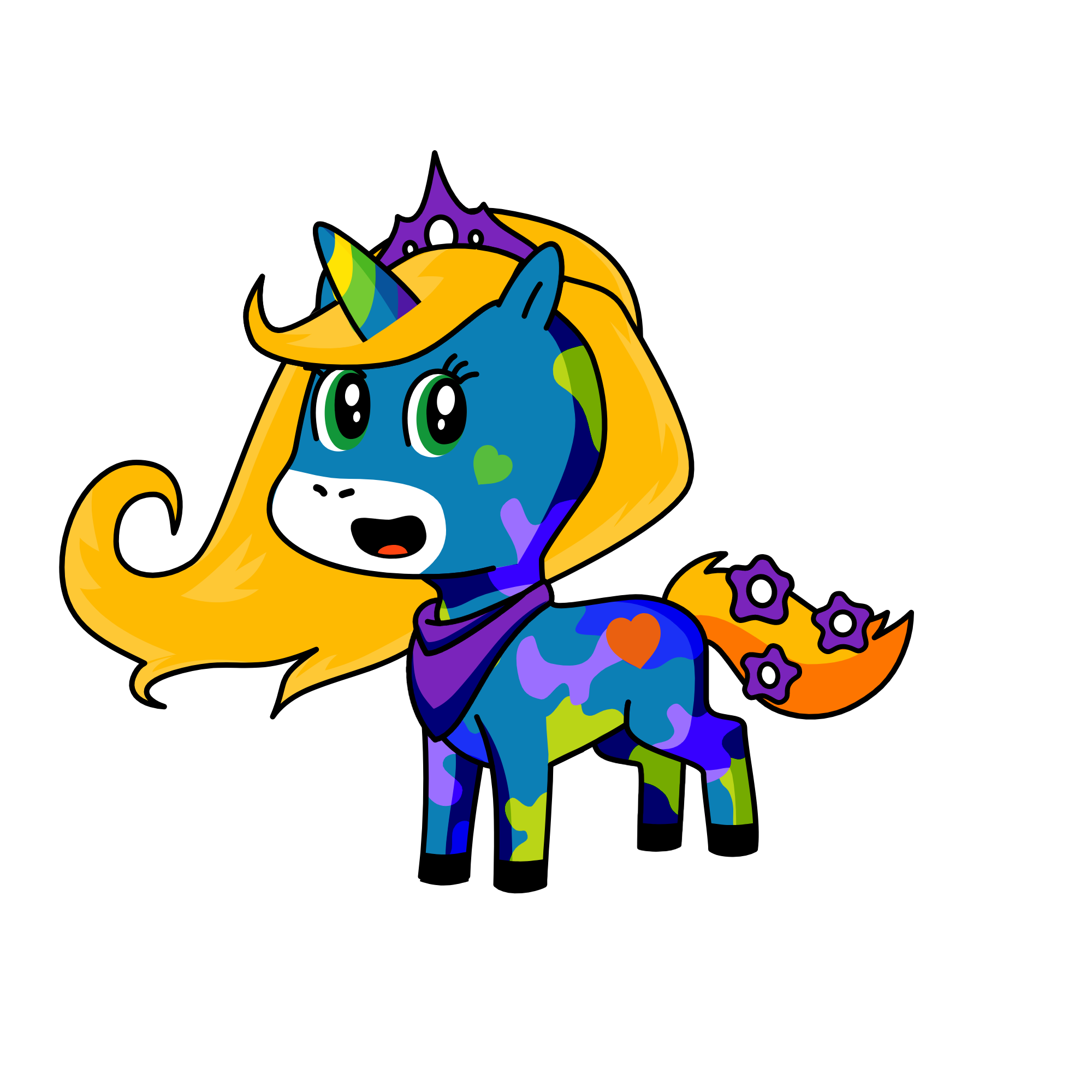 Sassy Pudding Pop, the unicorn