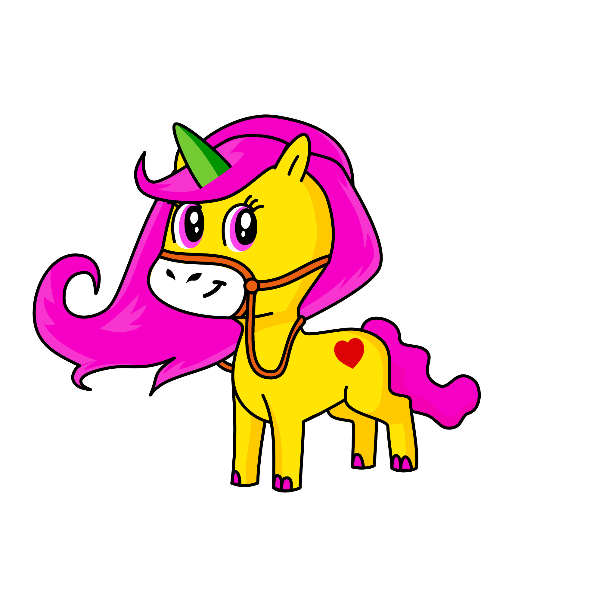 Lora Ladybug Raincat, the unicorn