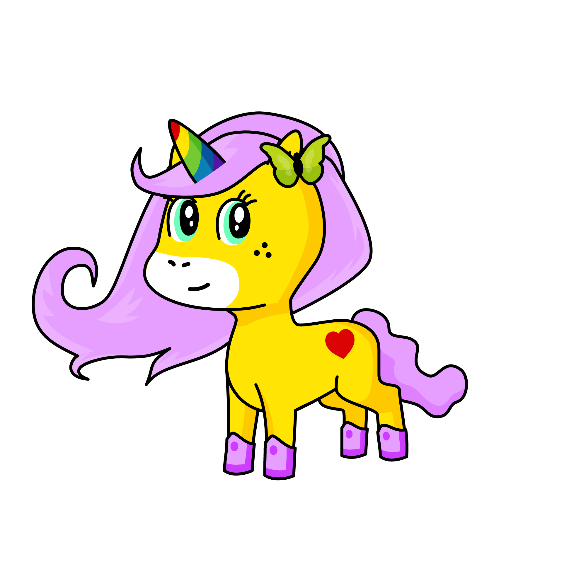 flutershy, the unicorn