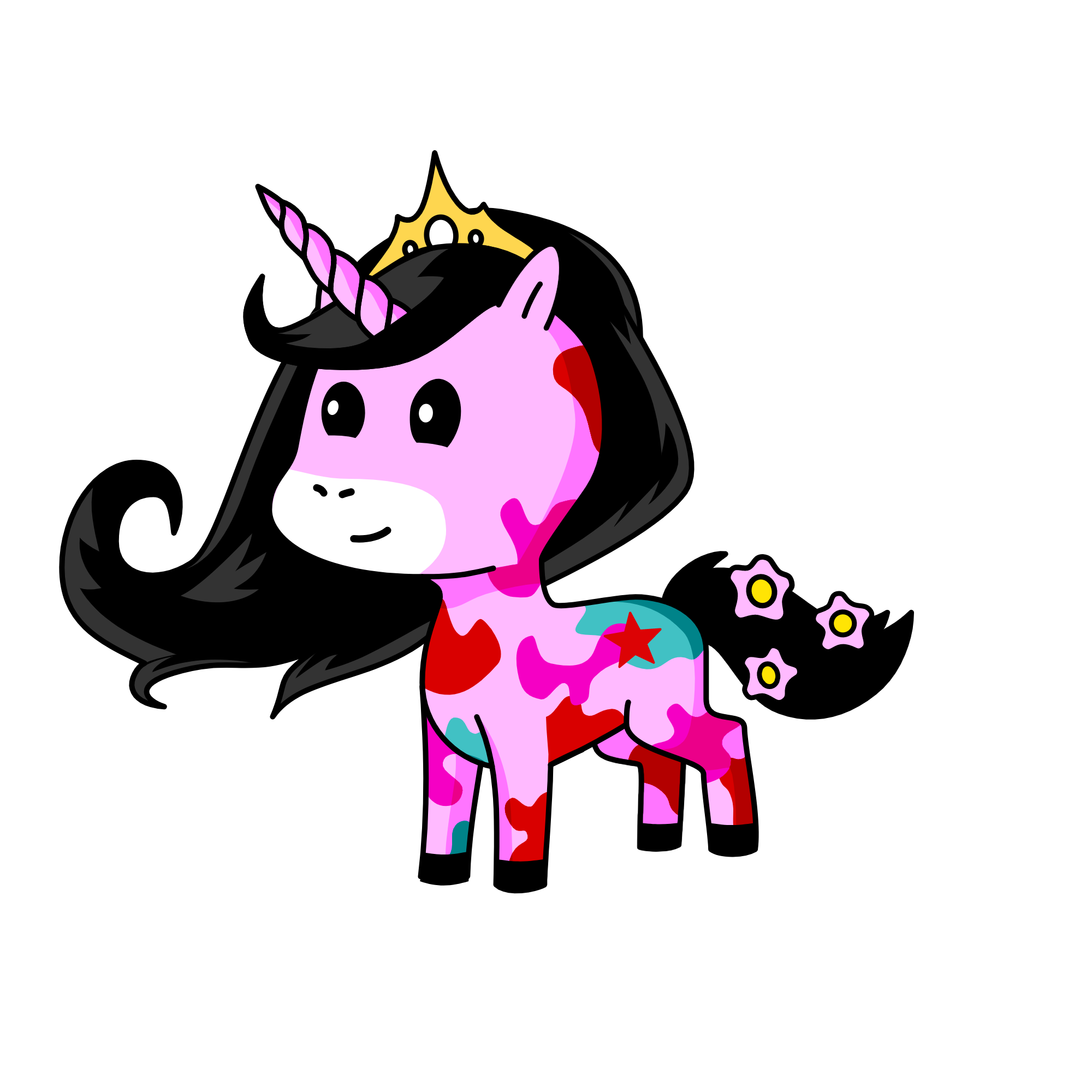 Bee bee, the unicorn