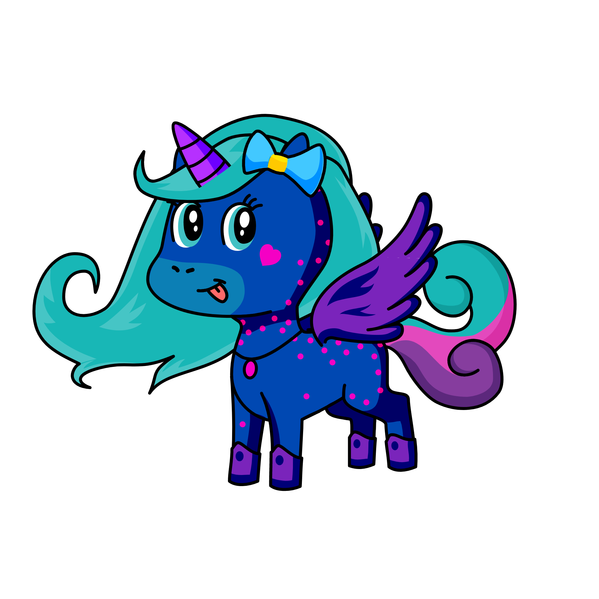 MADDLINE HATTER, the unicorn