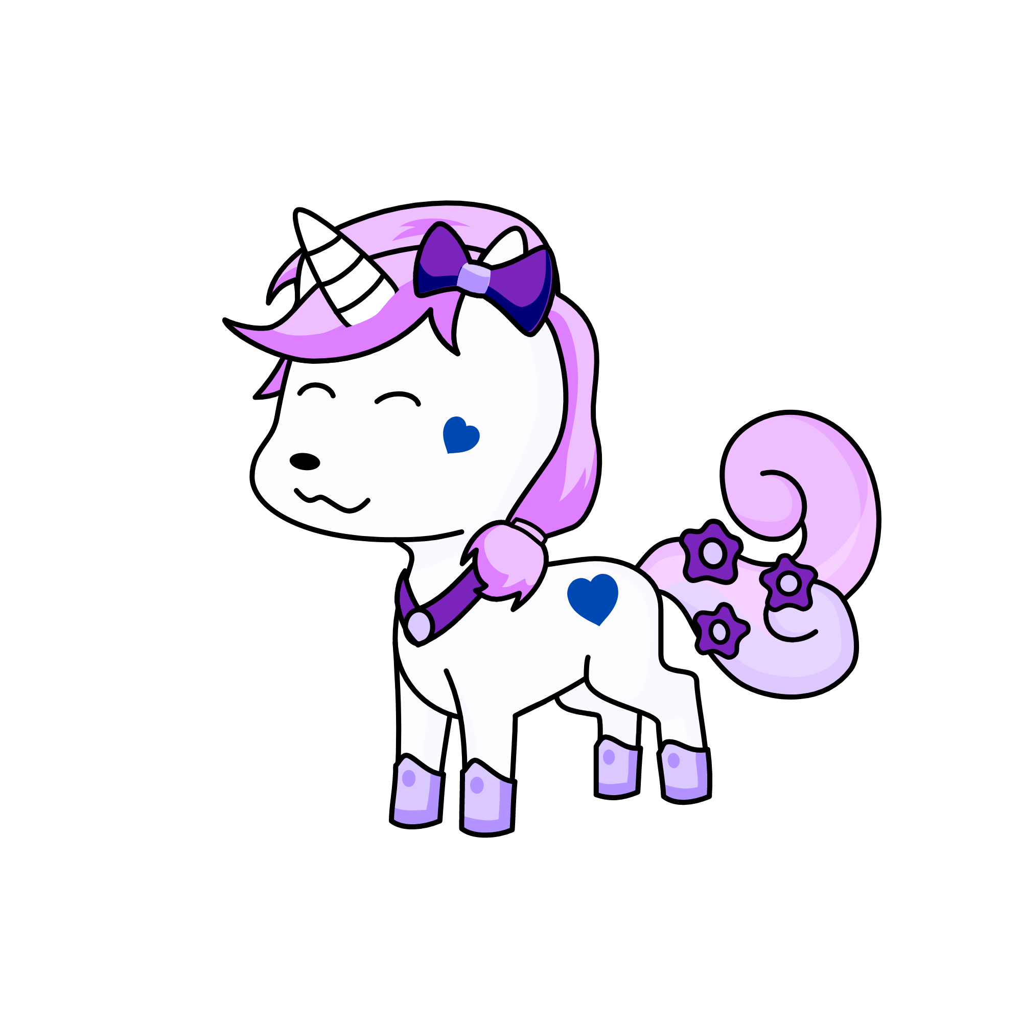 flower, the unicorn