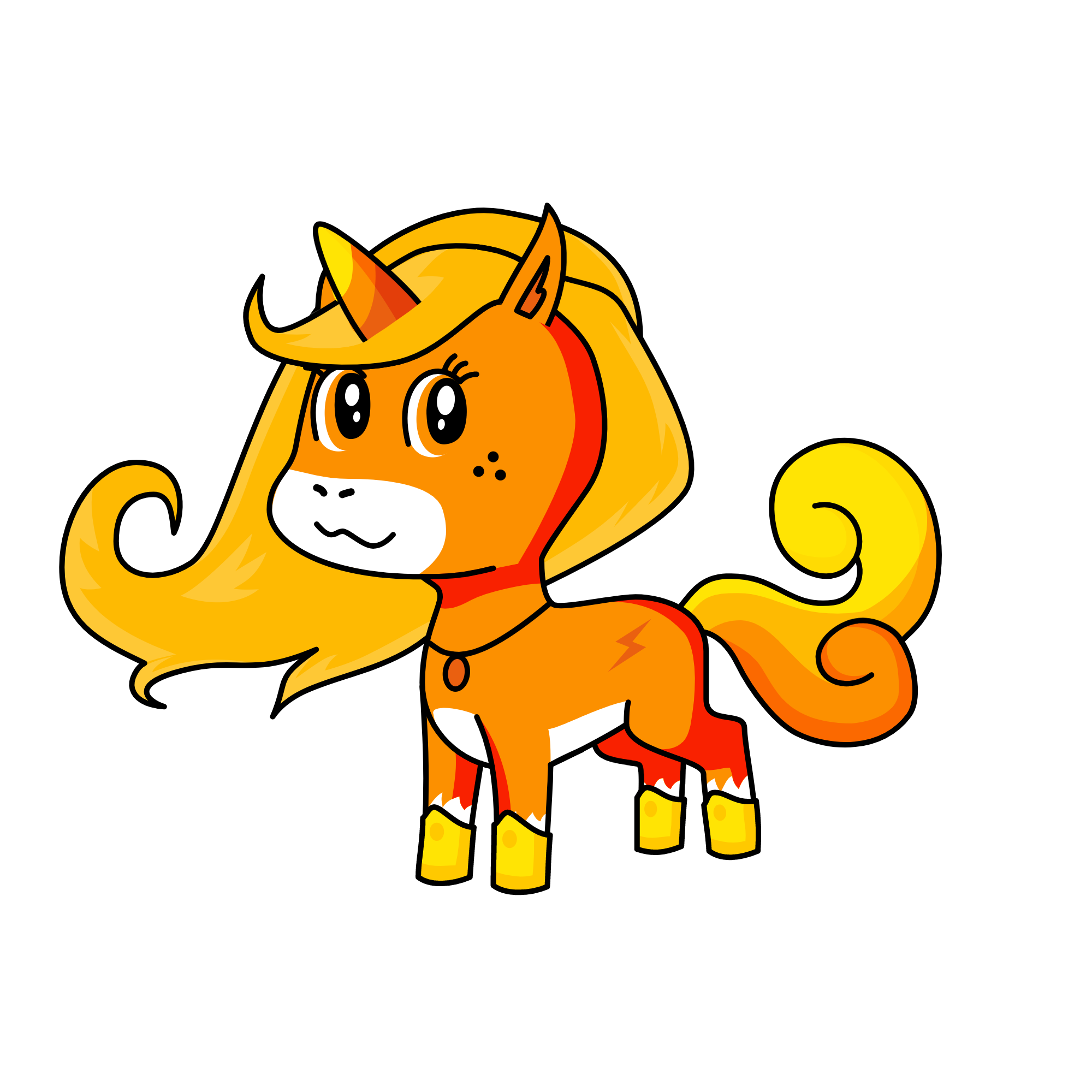 fire, the unicorn