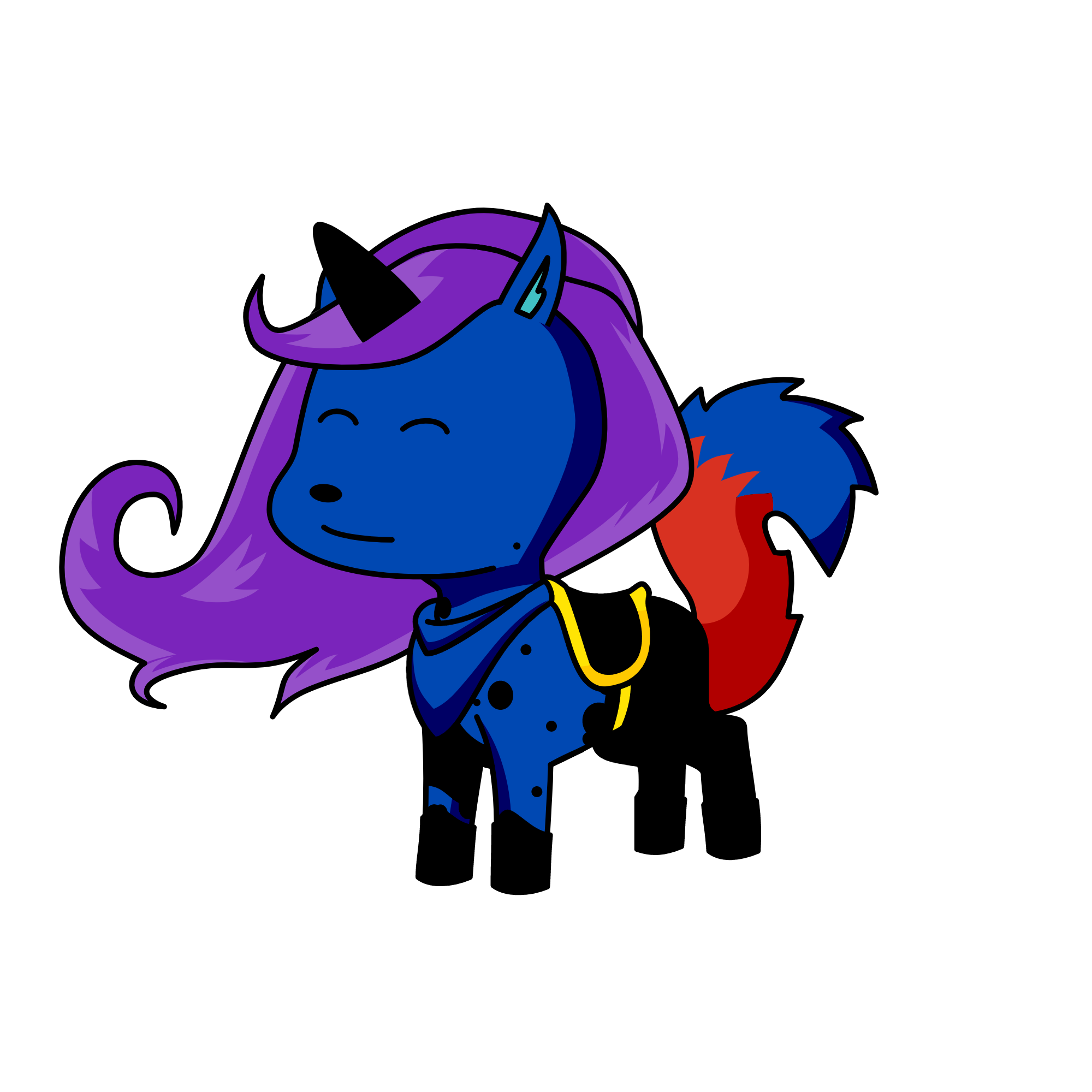io XD, the unicorn