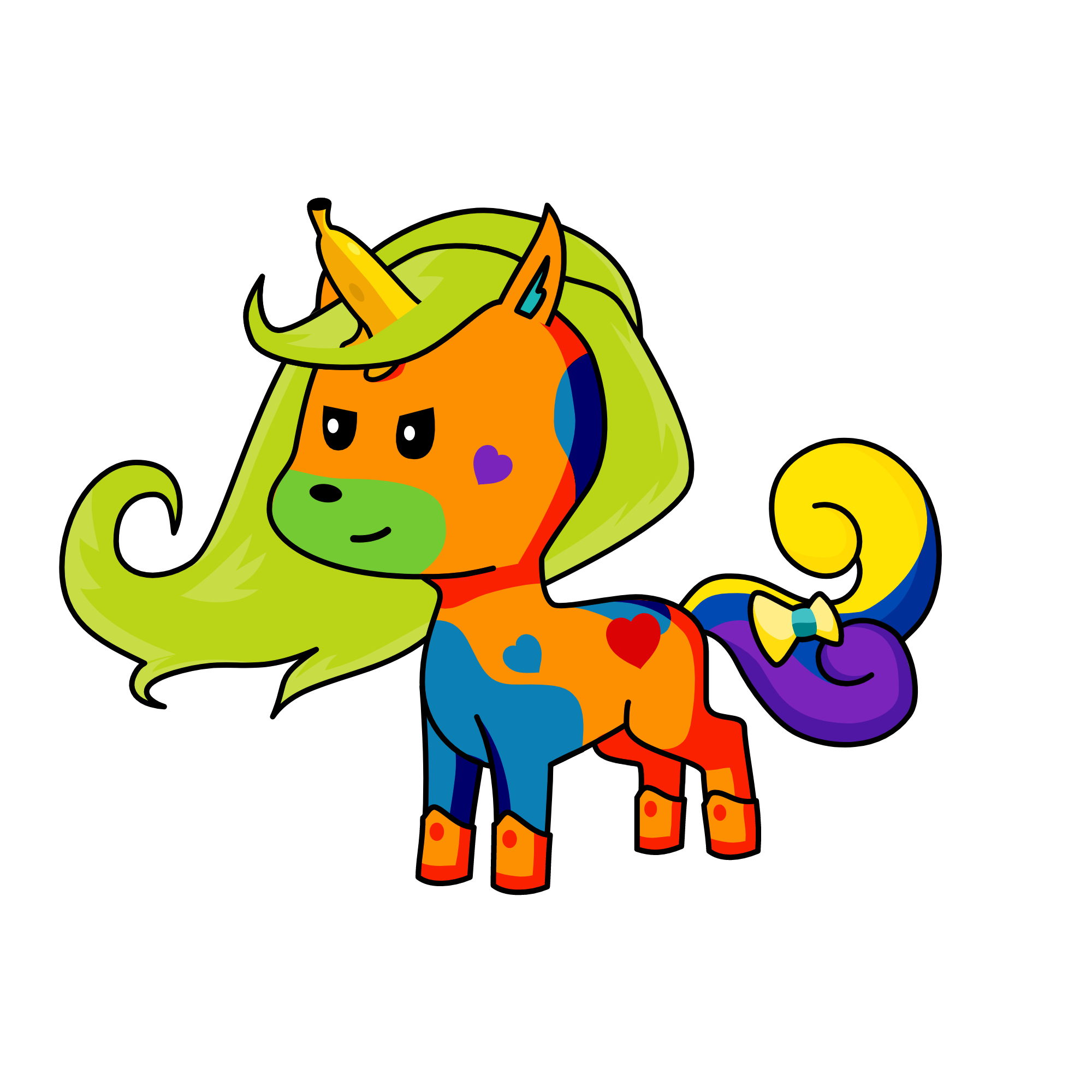 crazy rush, the unicorn