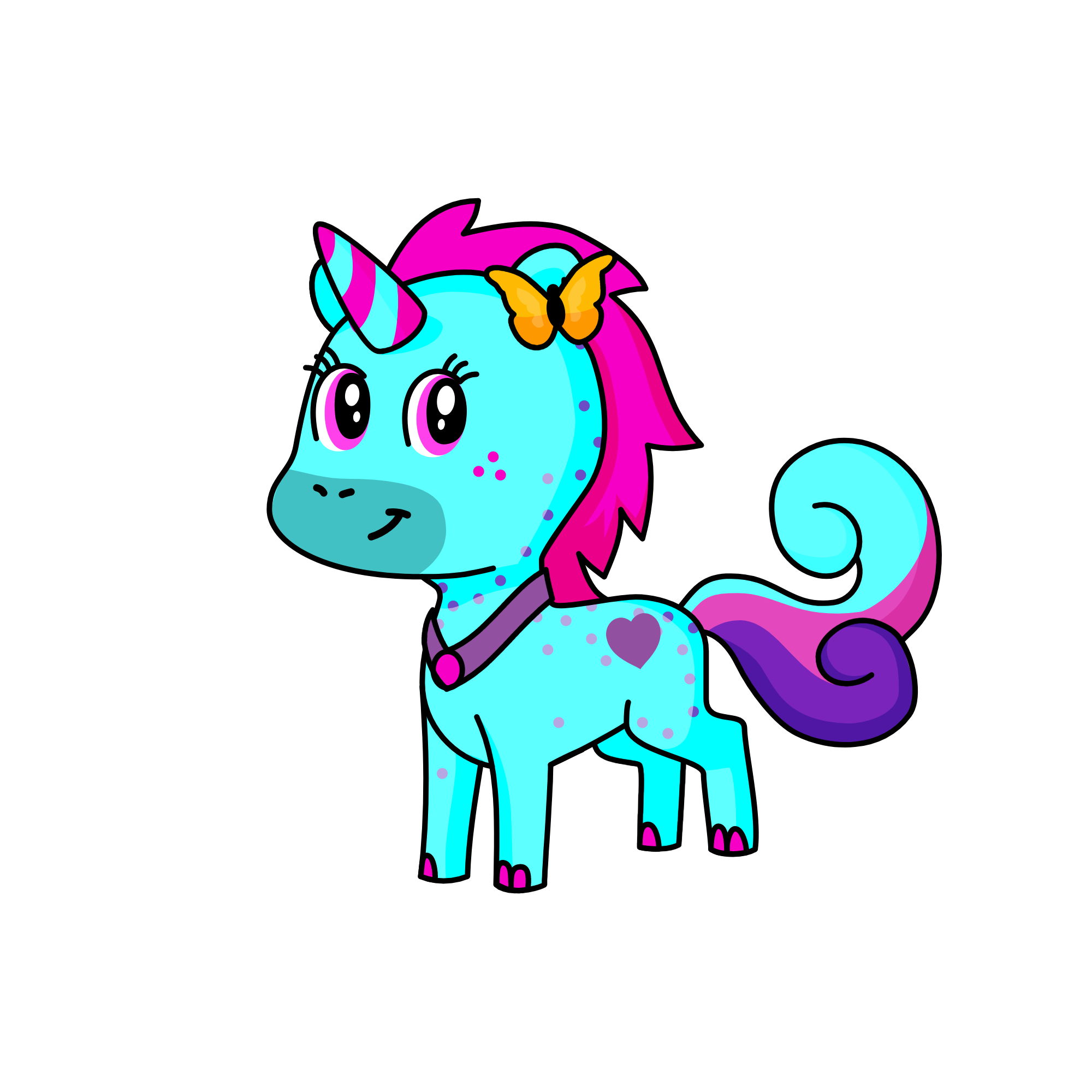 Fancy, the unicorn