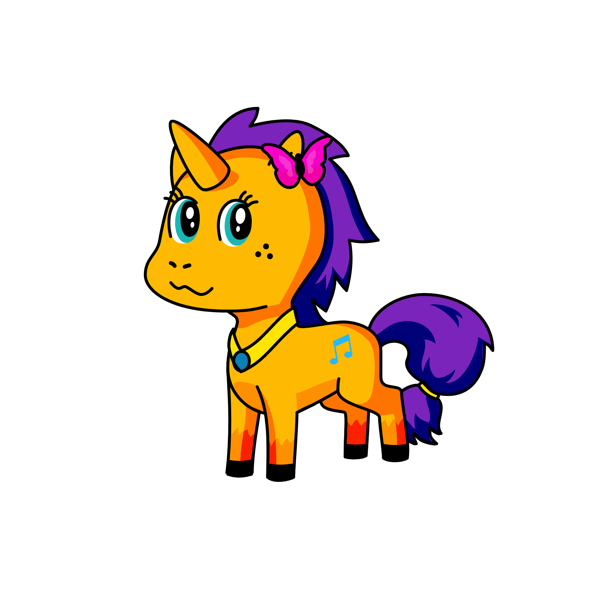 sunny lighthoof, the unicorn
