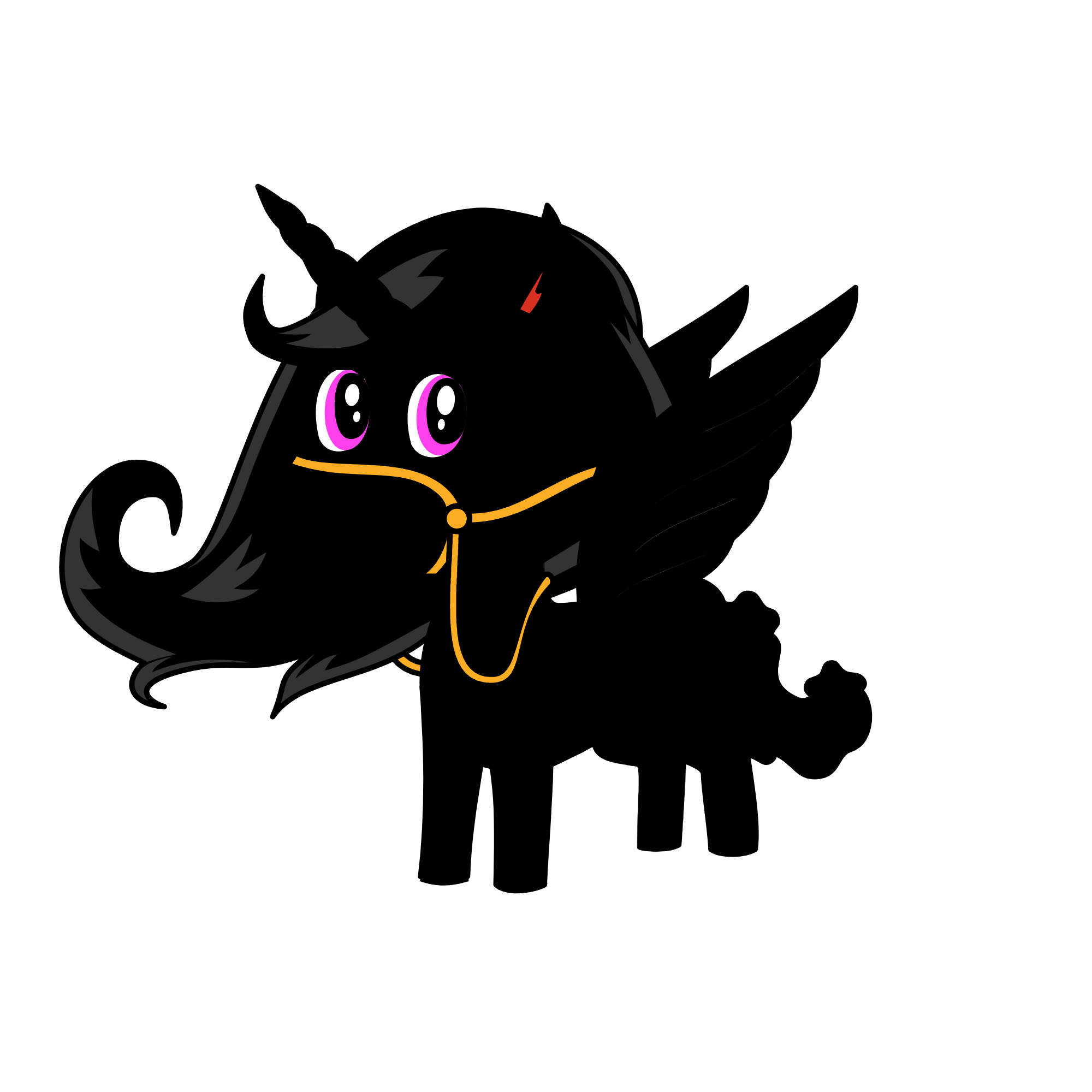 Darkness Queen, the unicorn