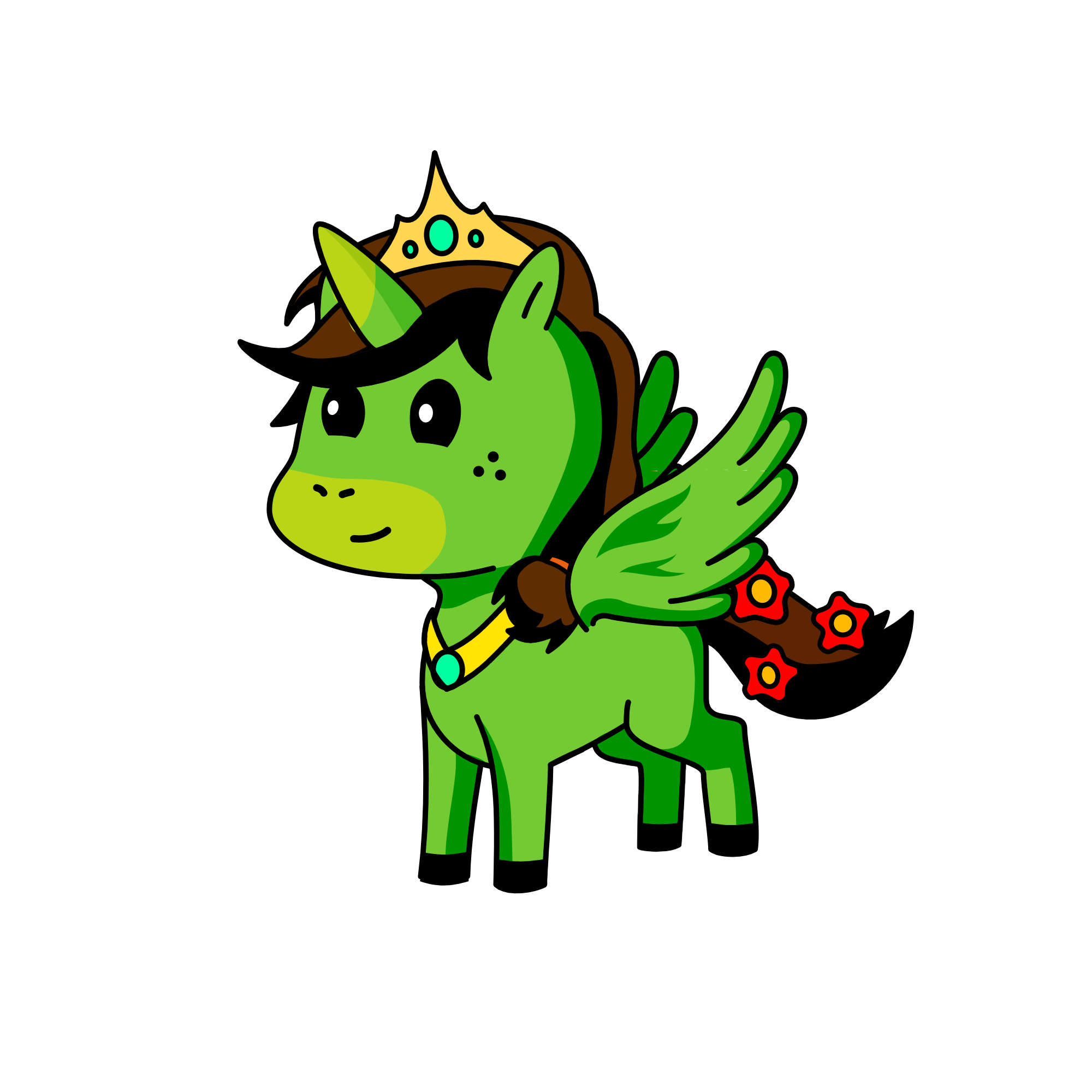 Princess Forest, the unicorn