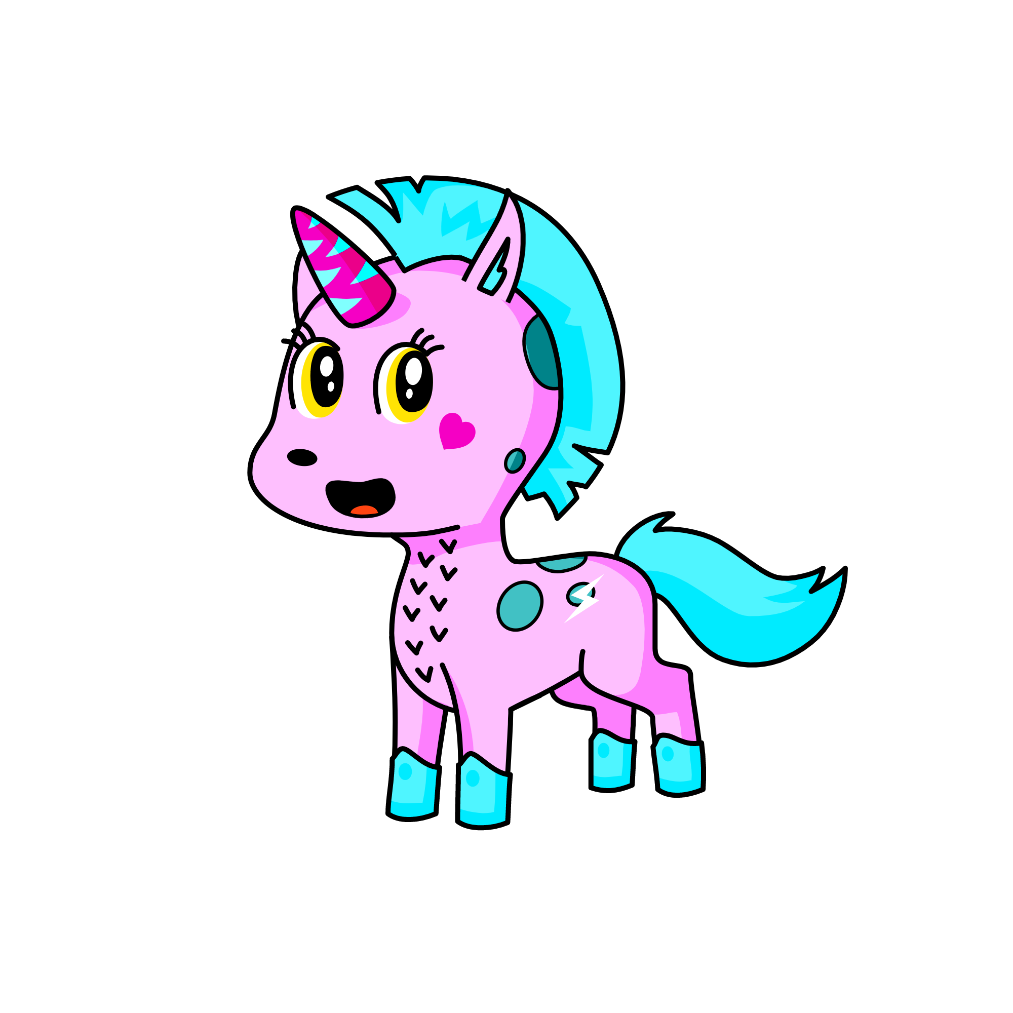 Sparky, the unicorn