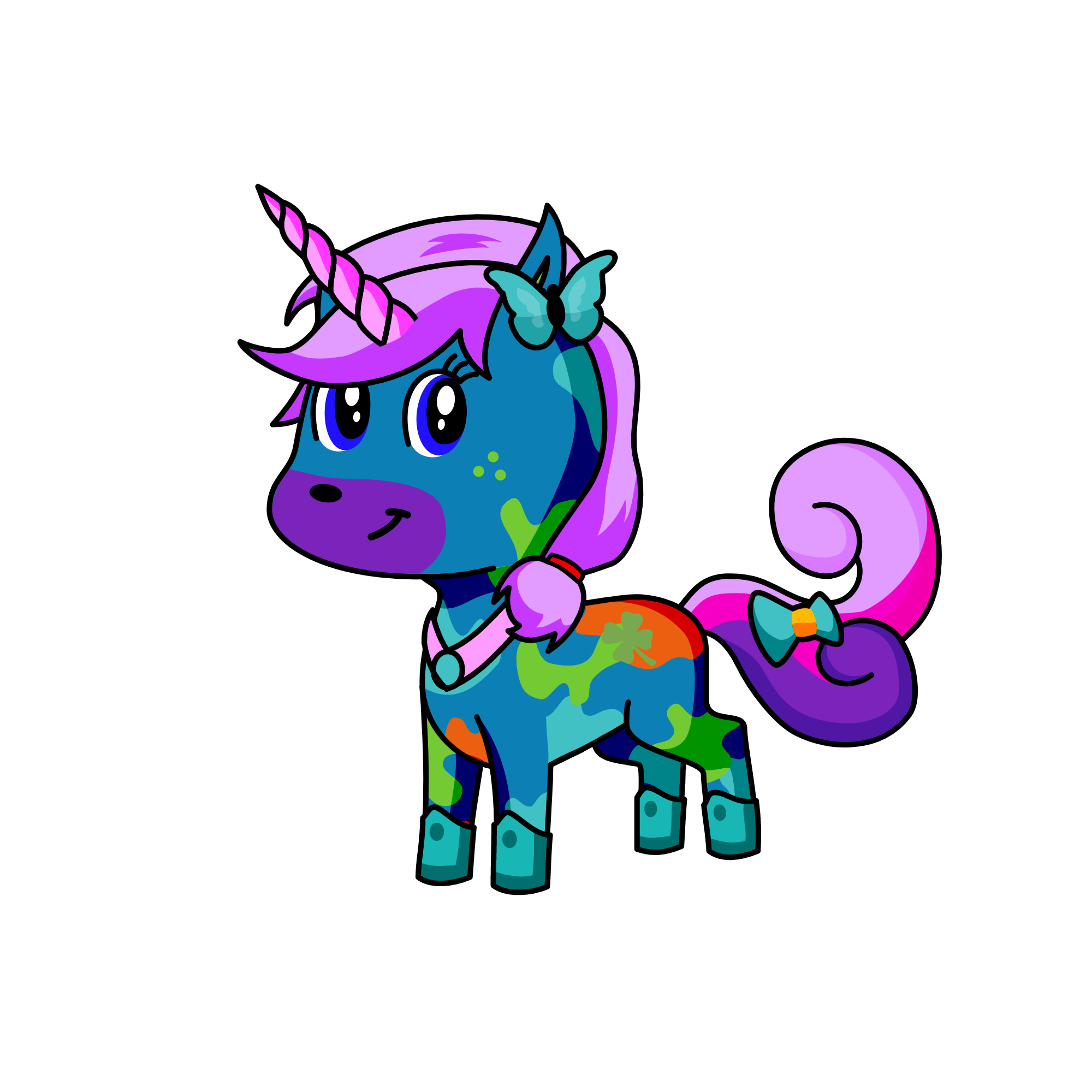fluttershy, the unicorn