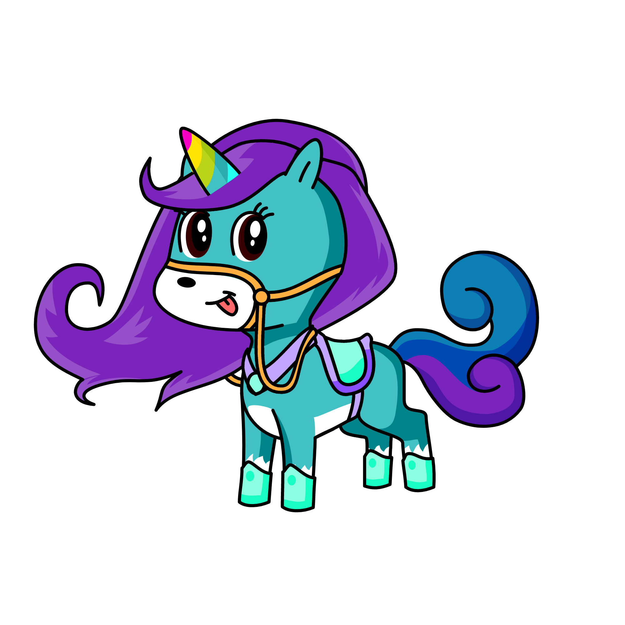 Snowy, the unicorn
