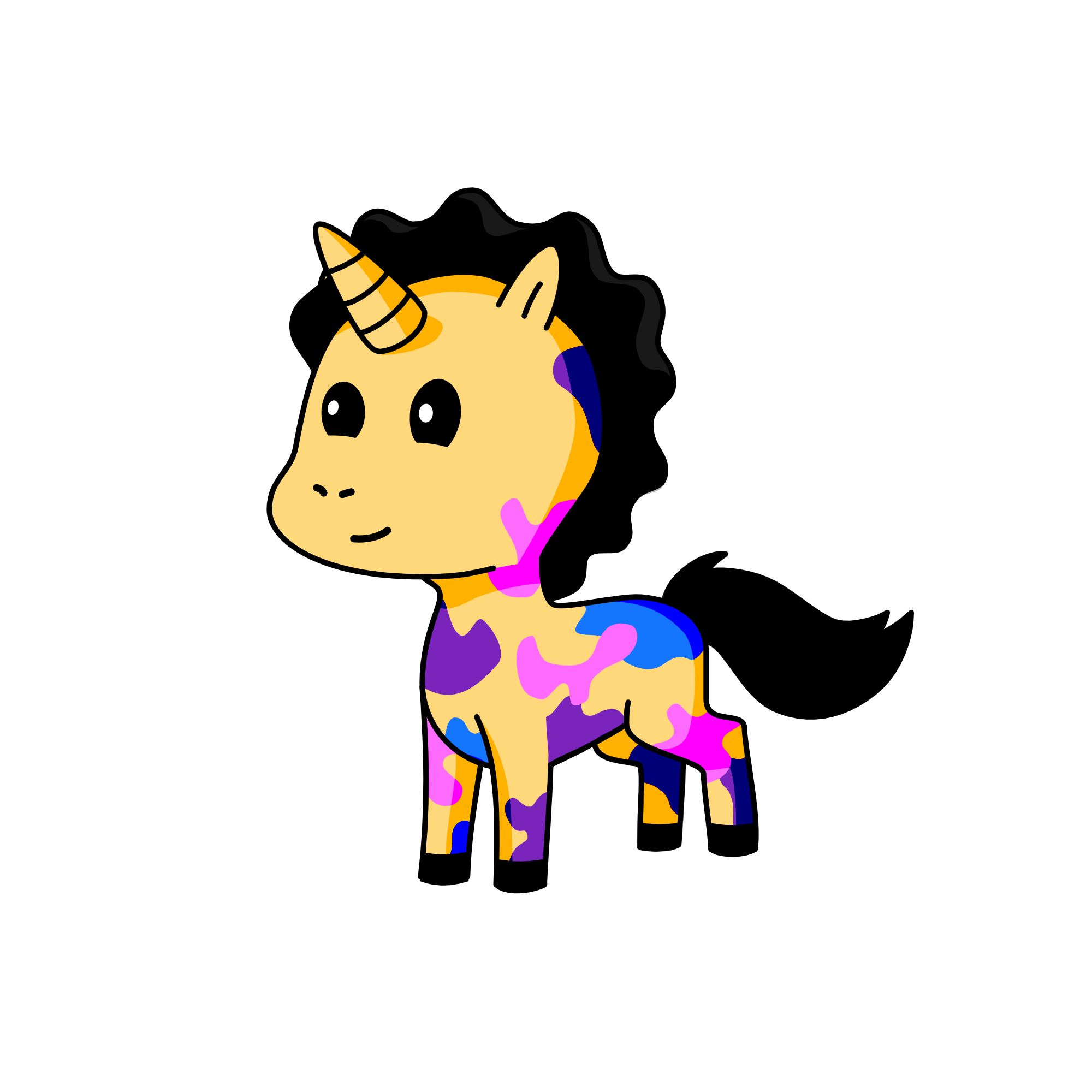 paint, the unicorn