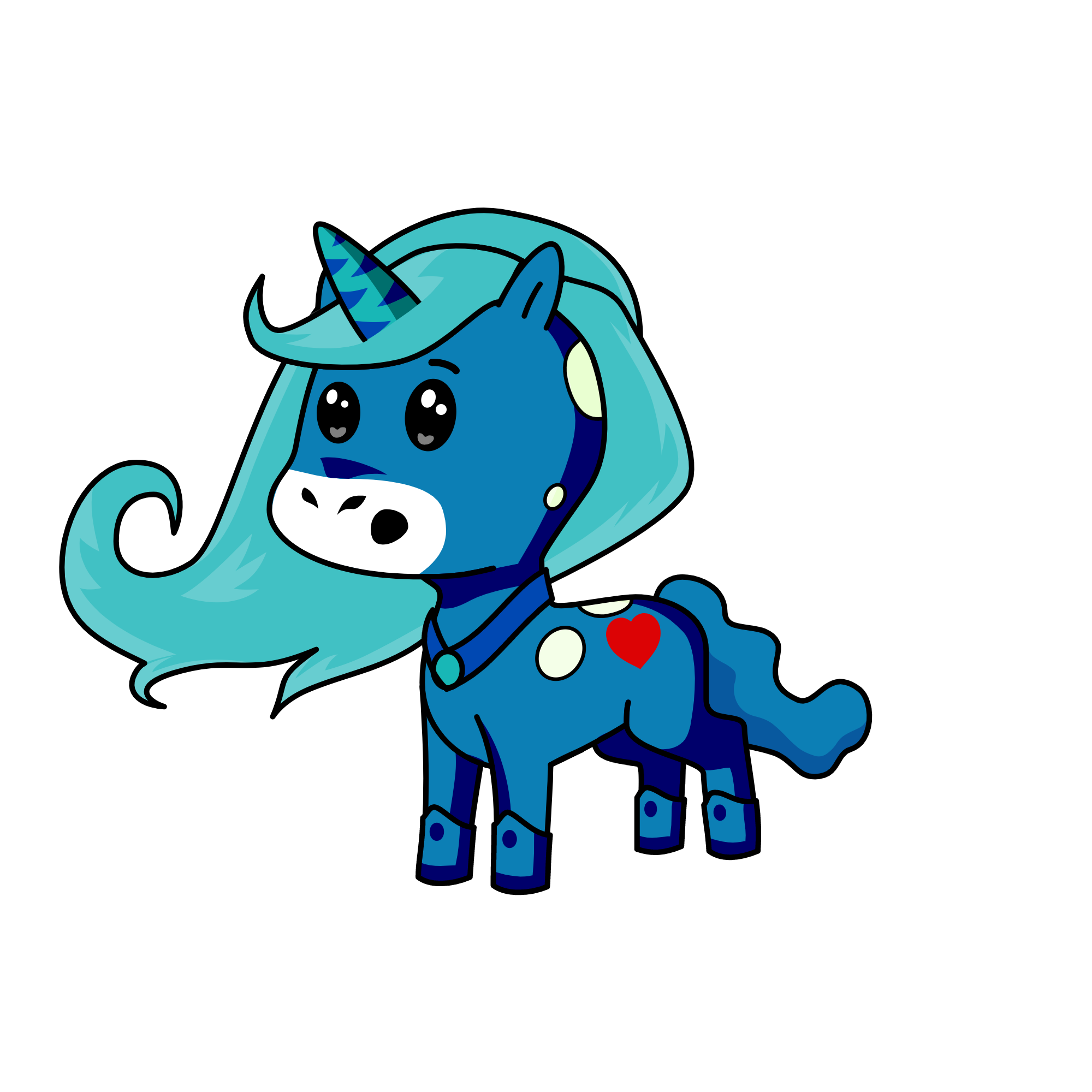 the water element, the unicorn