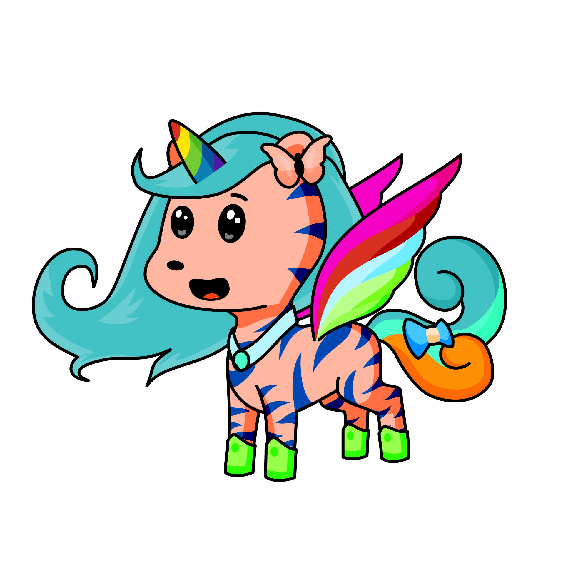 rainbow, the unicorn