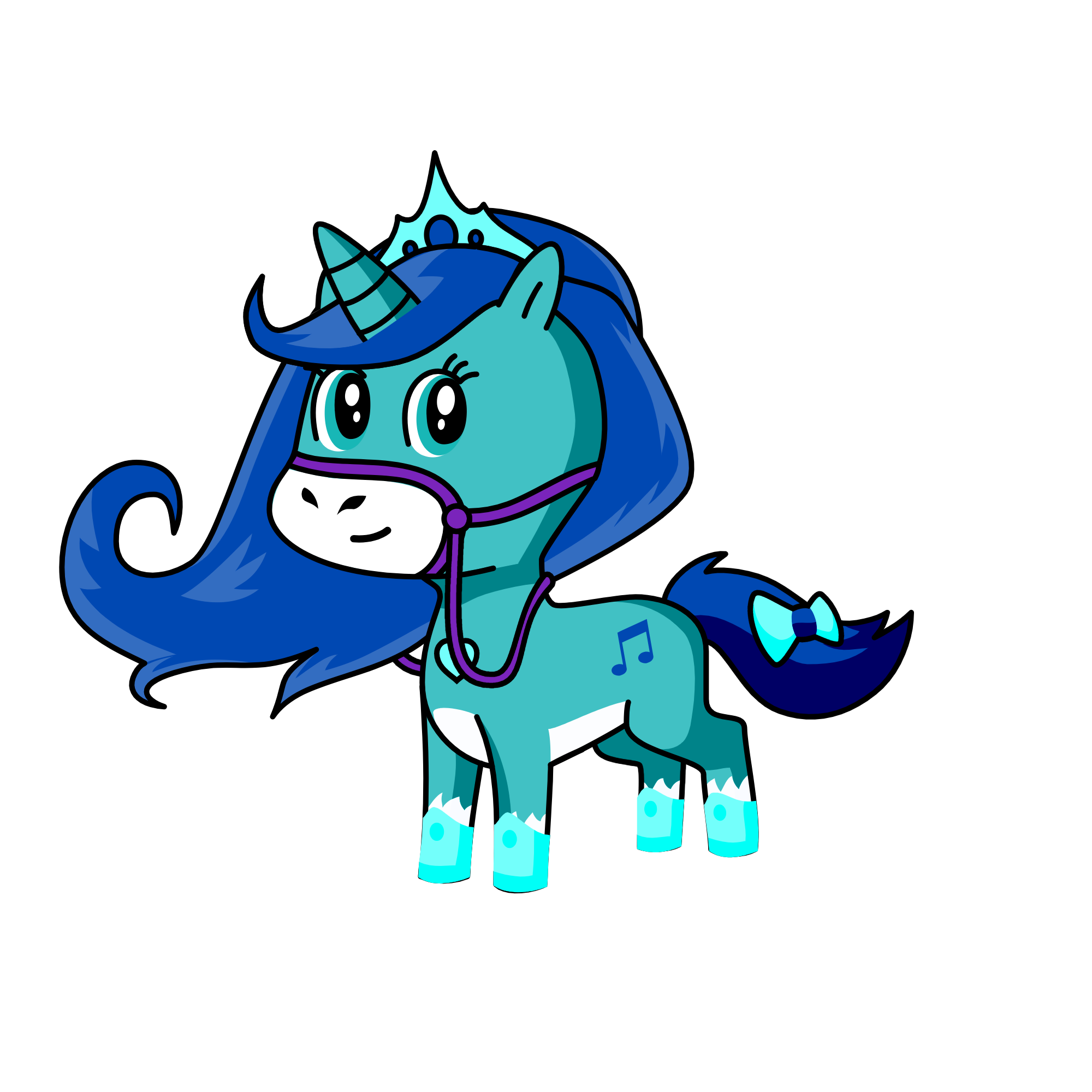 Icy, the unicorn