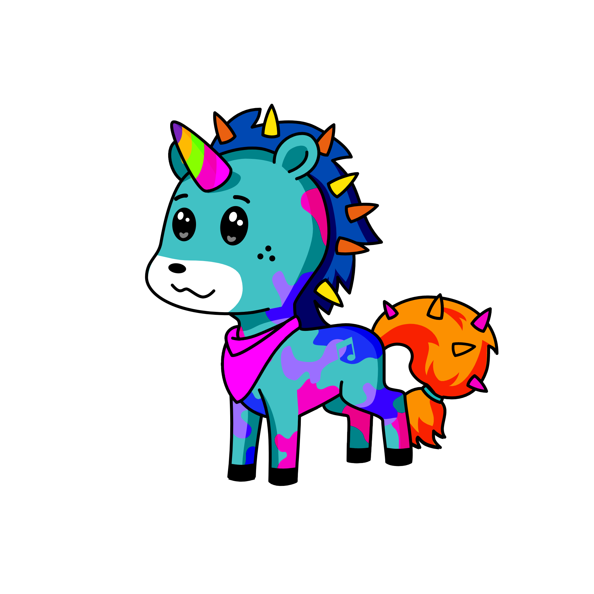 Rafa cara wuebo, the unicorn