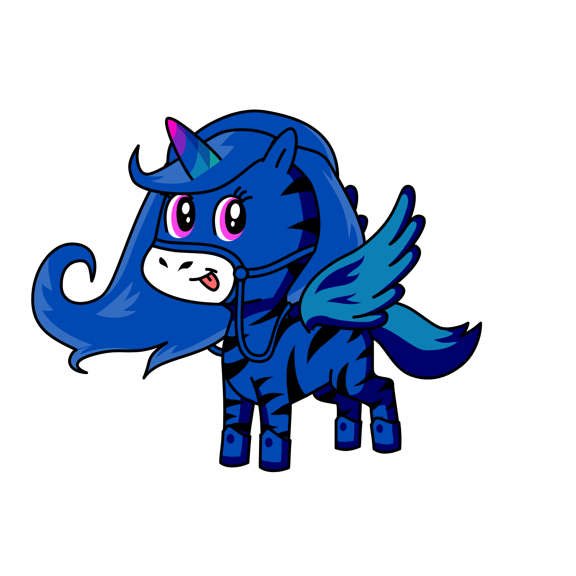 If u wanna know how i got my wings go to about and go doooooooooooooooown and hit the wing..., the unicorn