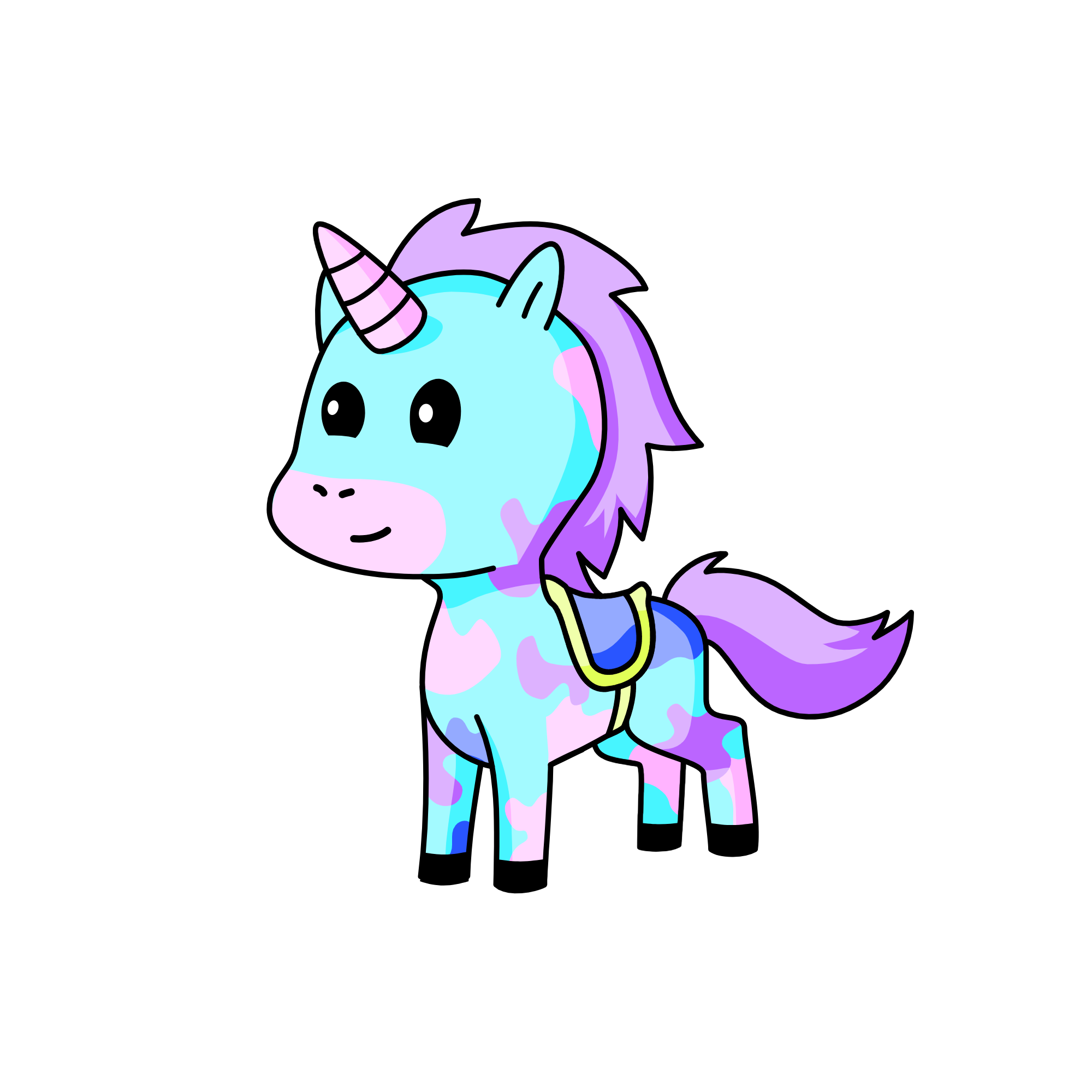 pastel, the unicorn