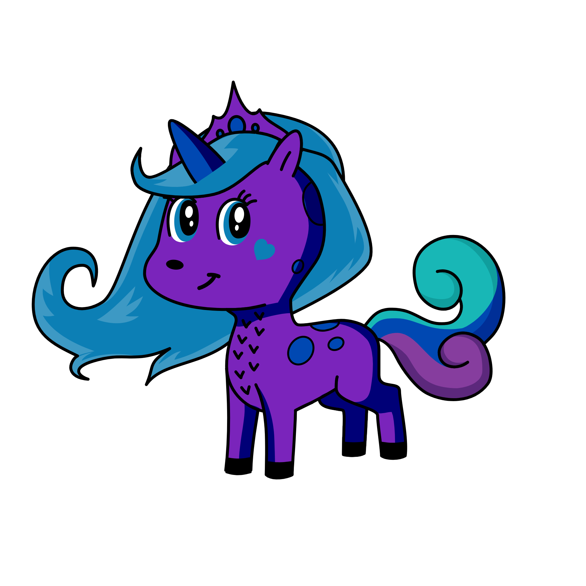 Dark, the unicorn