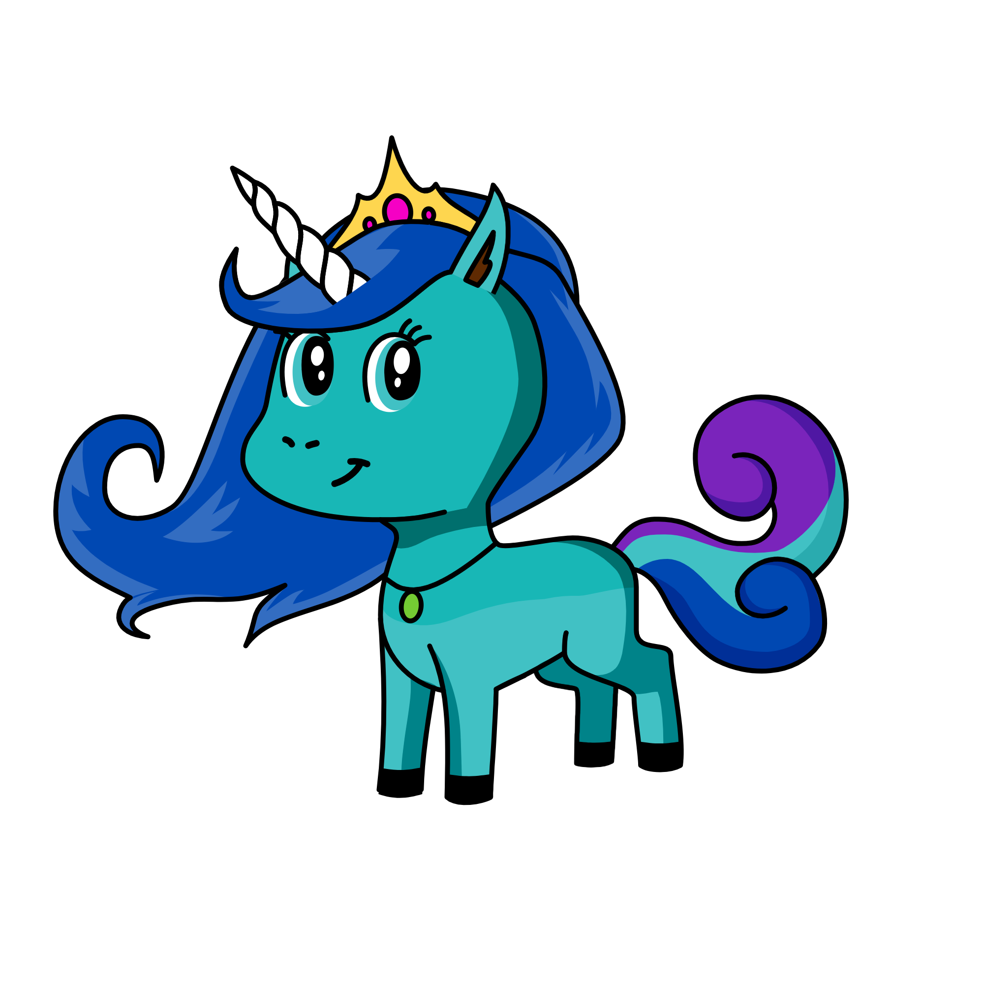 Queen Ice, the unicorn
