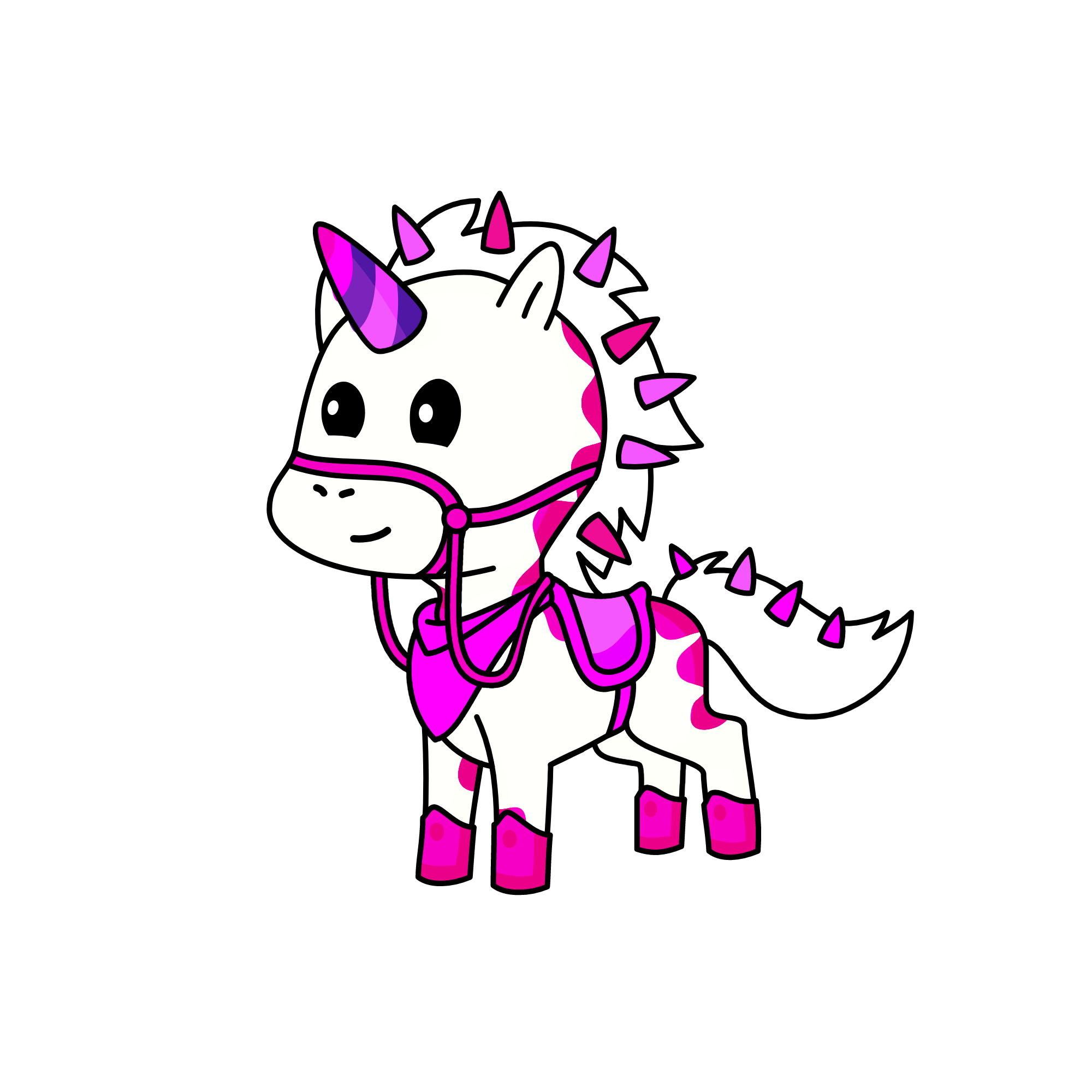 Pink, the unicorn