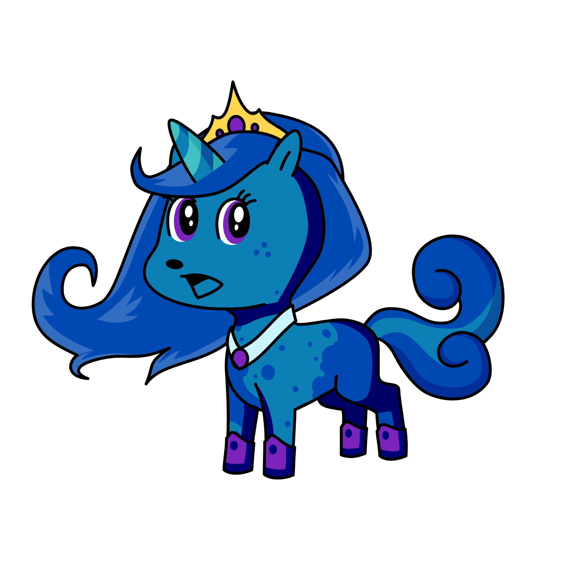Midnight, the unicorn