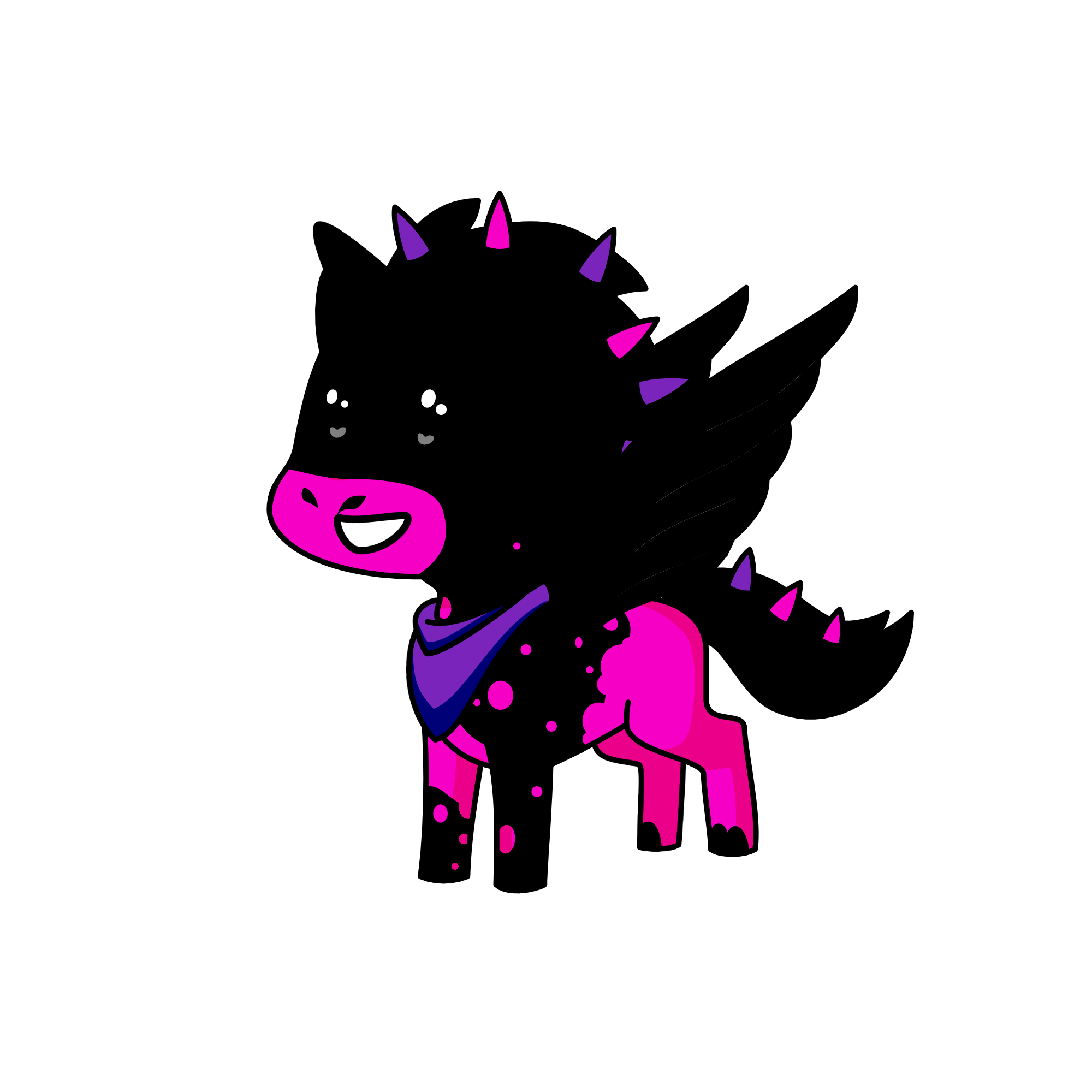 Midnight sparkle, the unicorn