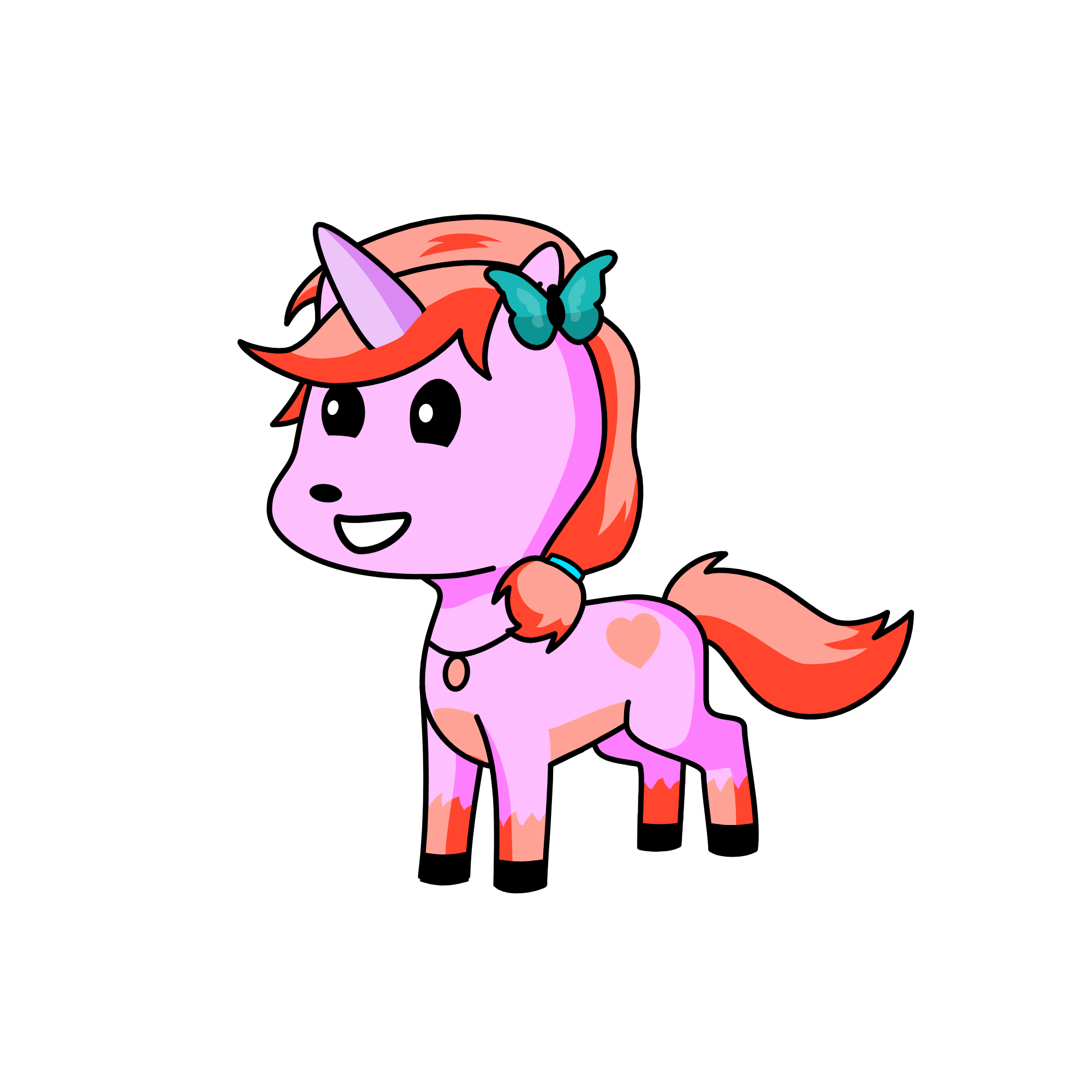 Butterscotch, the unicorn