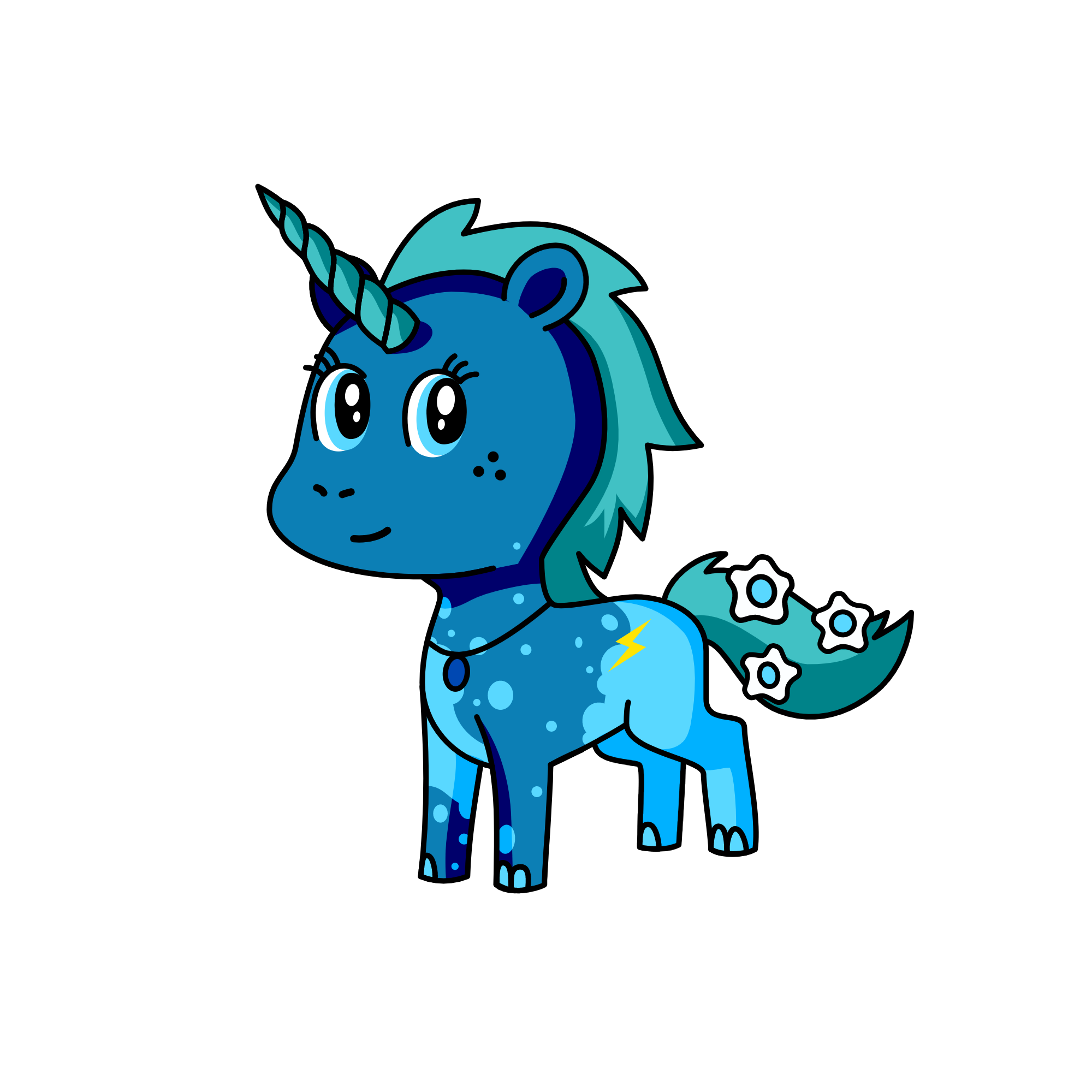 Ocean Beauty , the unicorn