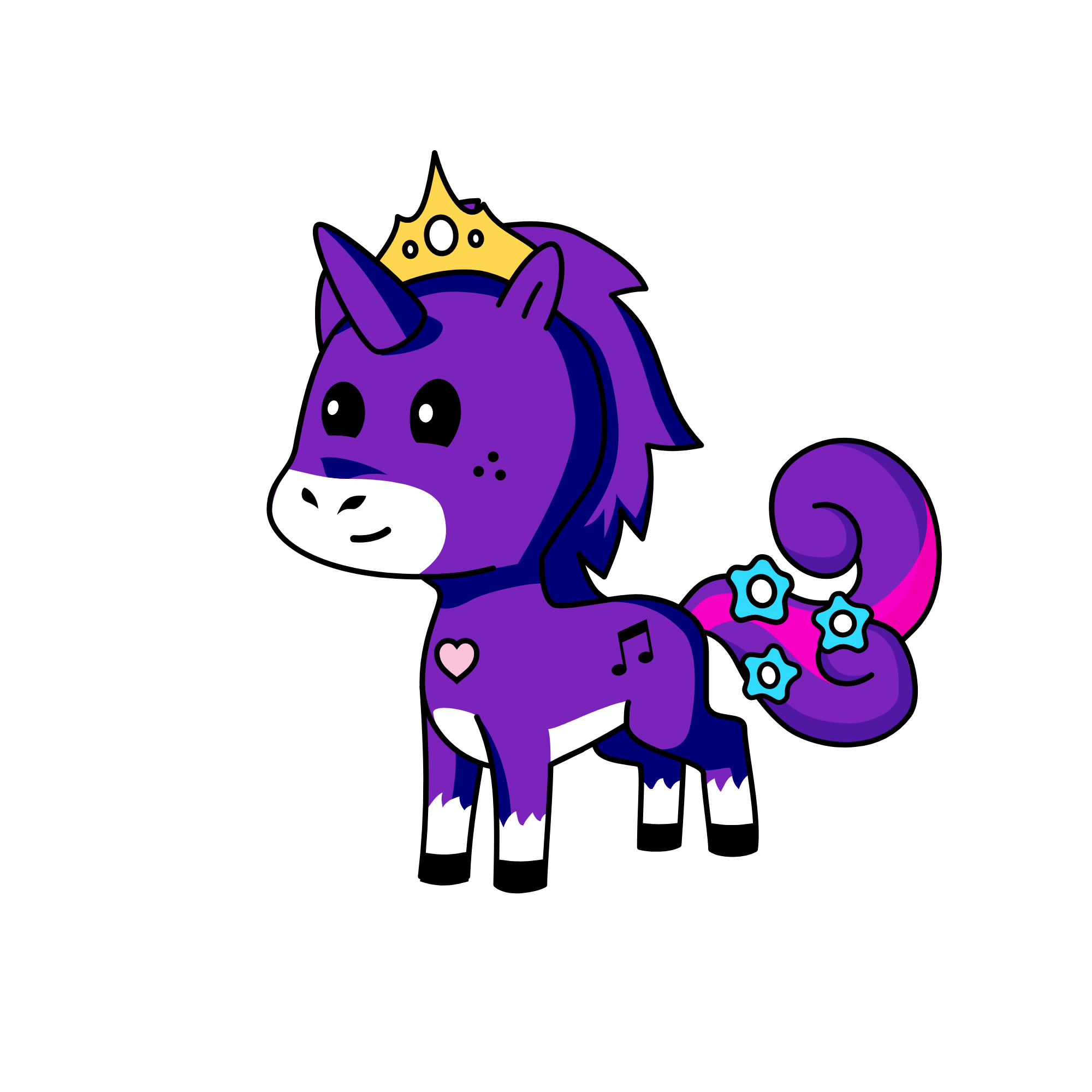 FlyHippo, the unicorn
